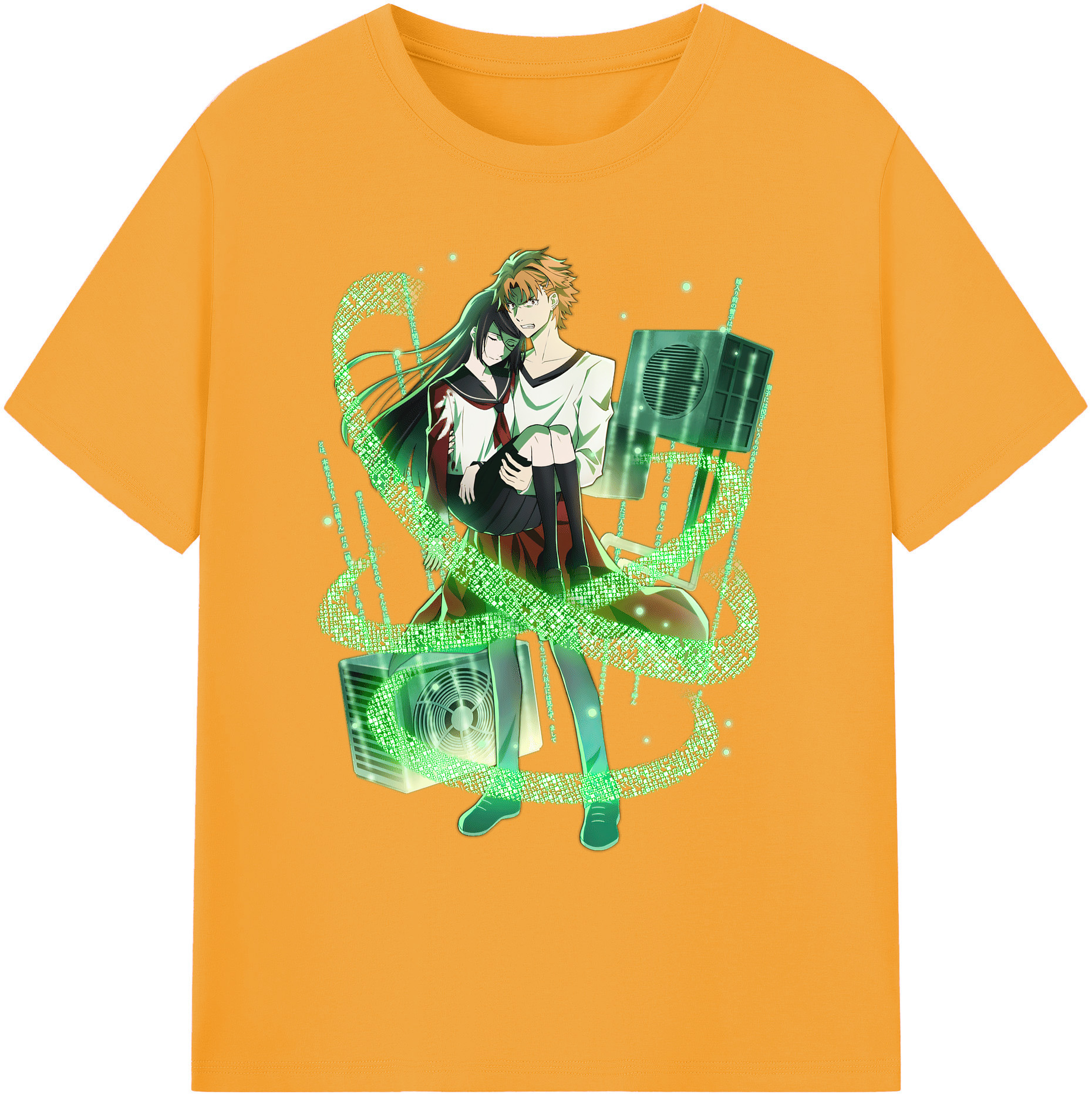（画像用） 文豪ストレイドッグス Bungo Stray Dogs 綿100％ メンズ半袖Tシャツ｜肌触りやわらか＆通気性