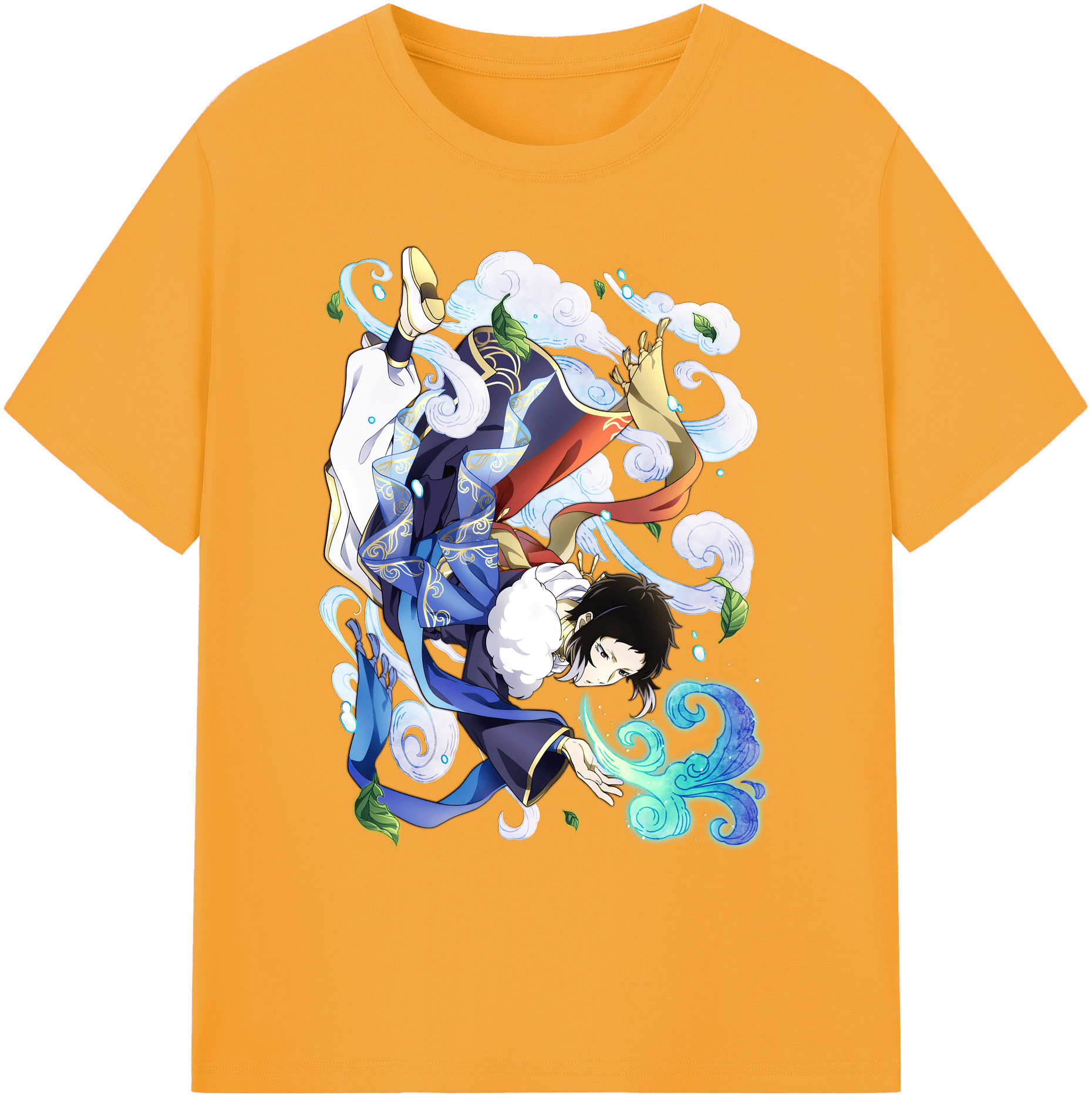 （画像用） 文豪ストレイドッグス Bungo Stray Dogs 綿100％ メンズ半袖Tシャツ｜肌触りやわらか＆通気性