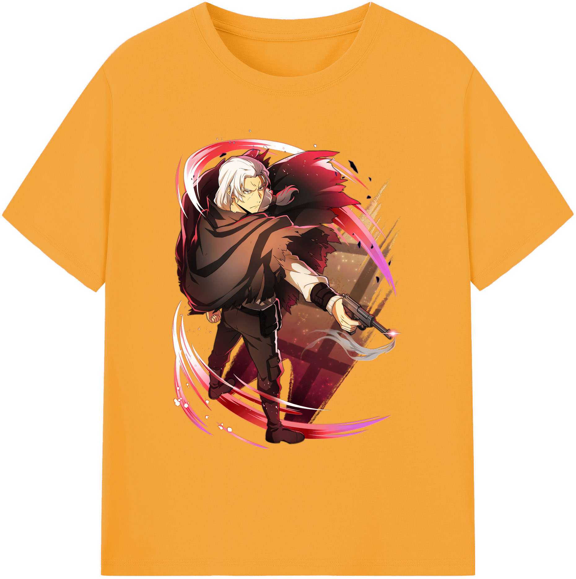 （画像用） 文豪ストレイドッグス Bungo Stray Dogs 綿100％ メンズ半袖Tシャツ｜肌触りやわらか＆通気性