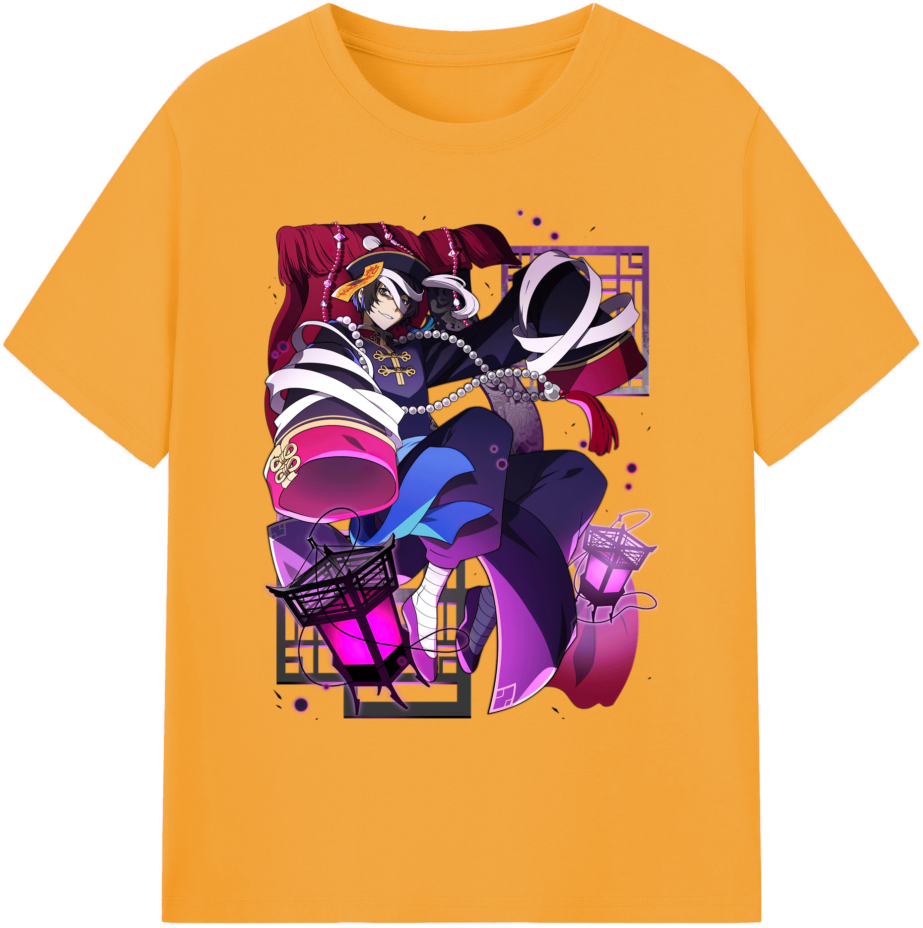（画像用） 文豪ストレイドッグス Bungo Stray Dogs 綿100％ メンズ半袖Tシャツ｜肌触りやわらか＆通気性