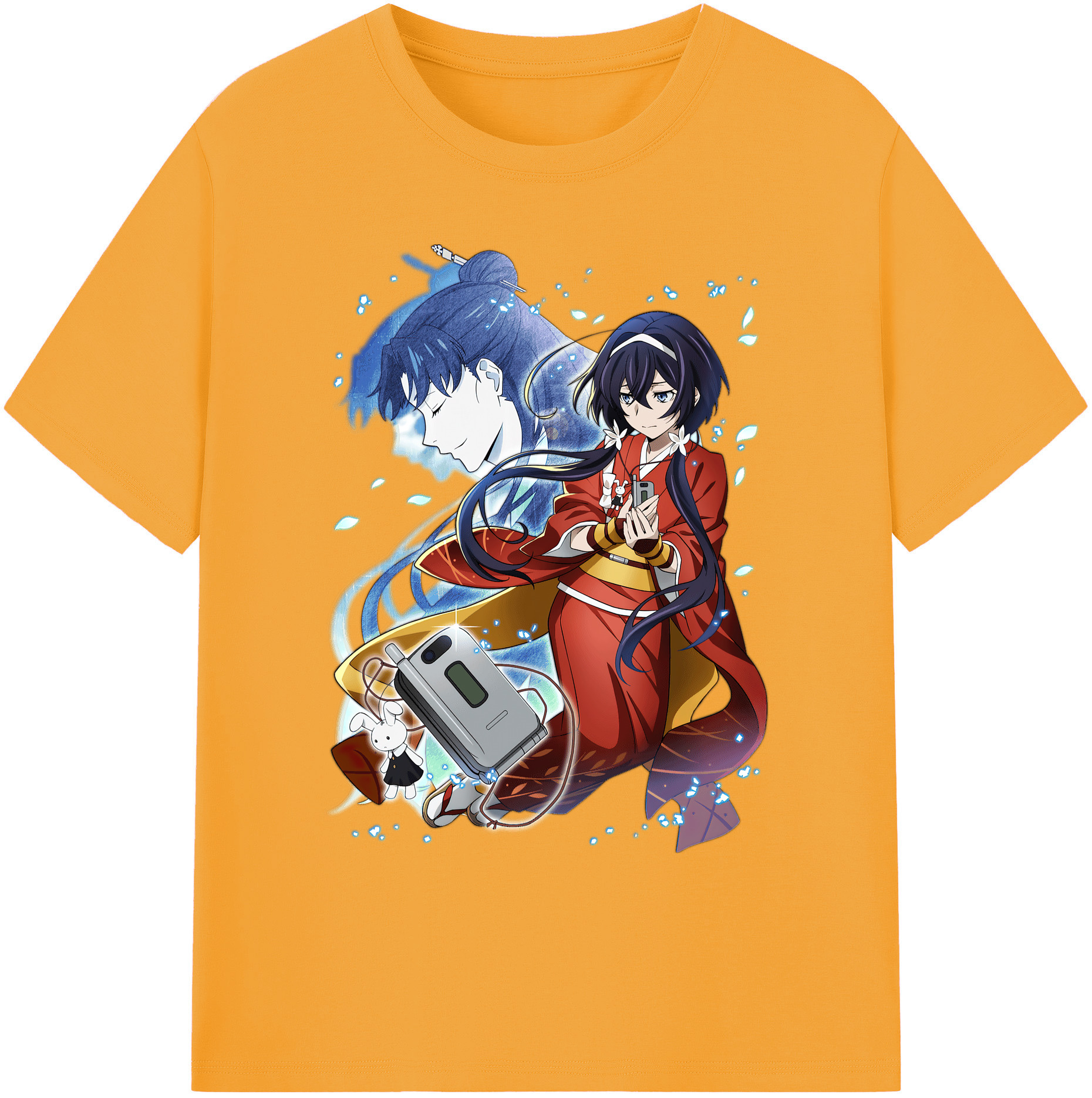 （画像用） 文豪ストレイドッグス Bungo Stray Dogs 綿100％ メンズ半袖Tシャツ｜肌触りやわらか＆通気性