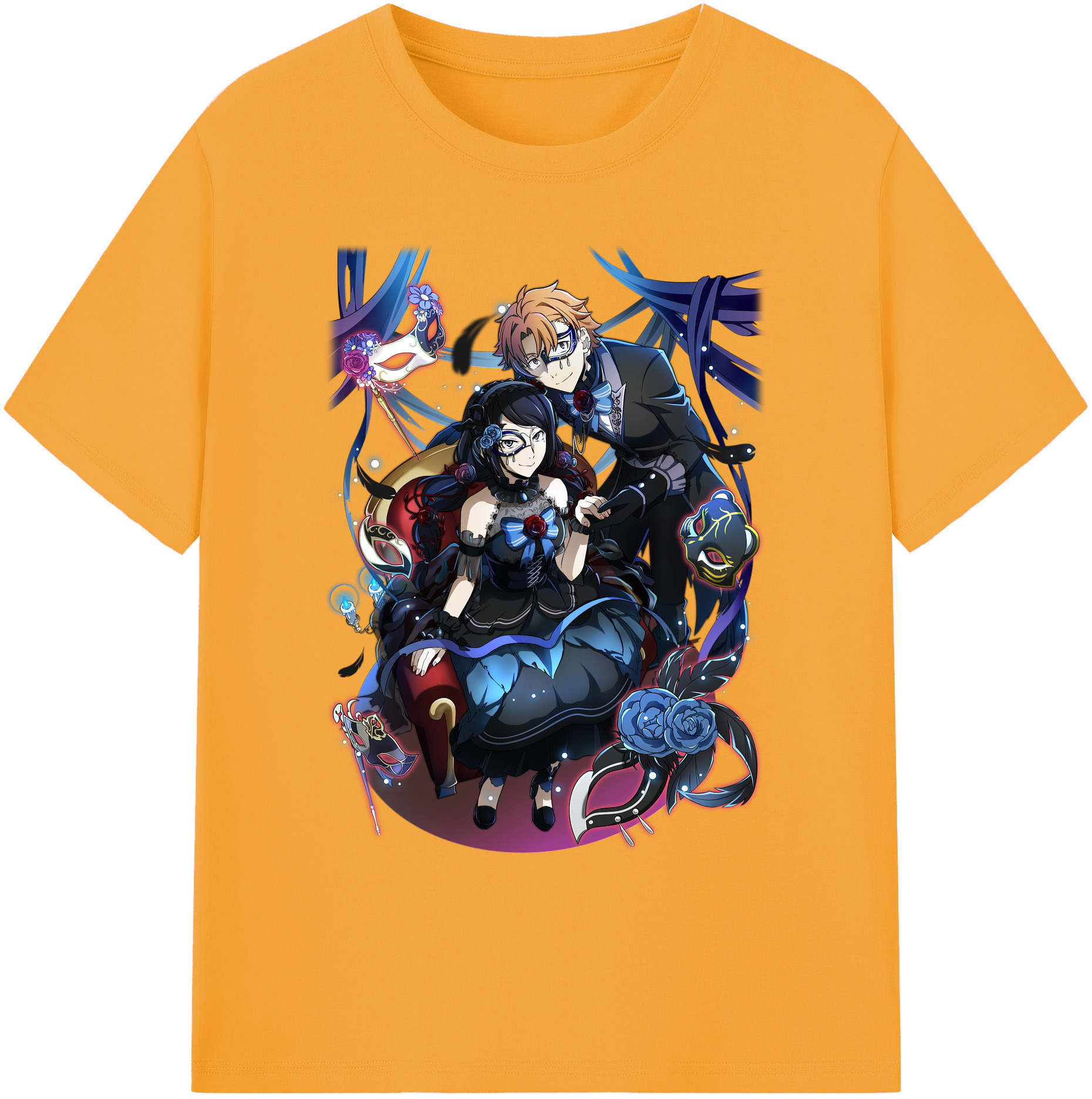 （画像用） 文豪ストレイドッグス Bungo Stray Dogs 綿100％ メンズ半袖Tシャツ｜肌触りやわらか＆通気性
