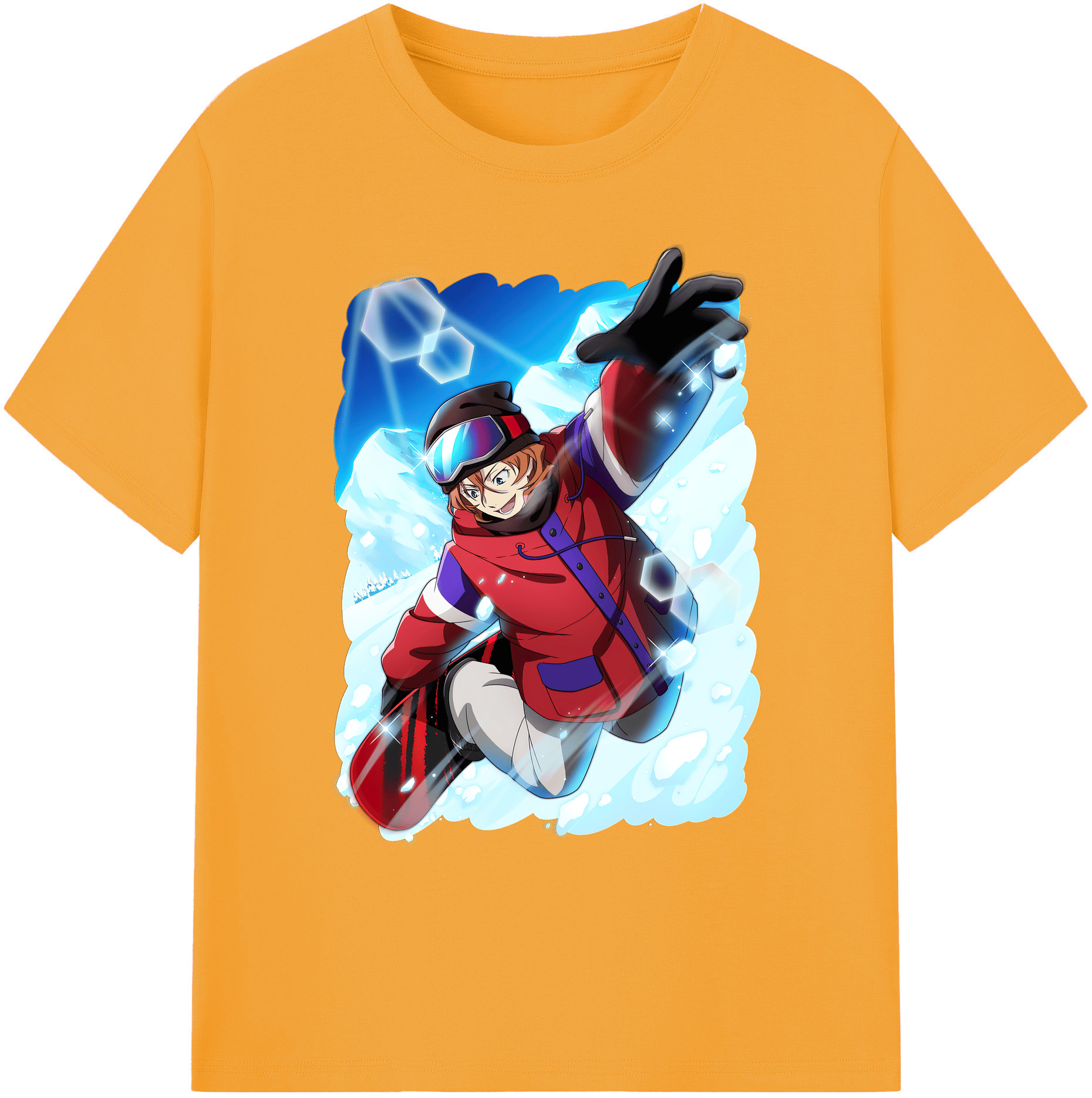 （画像用） 文豪ストレイドッグス Bungo Stray Dogs 綿100％ メンズ半袖Tシャツ｜肌触りやわらか＆通気性
