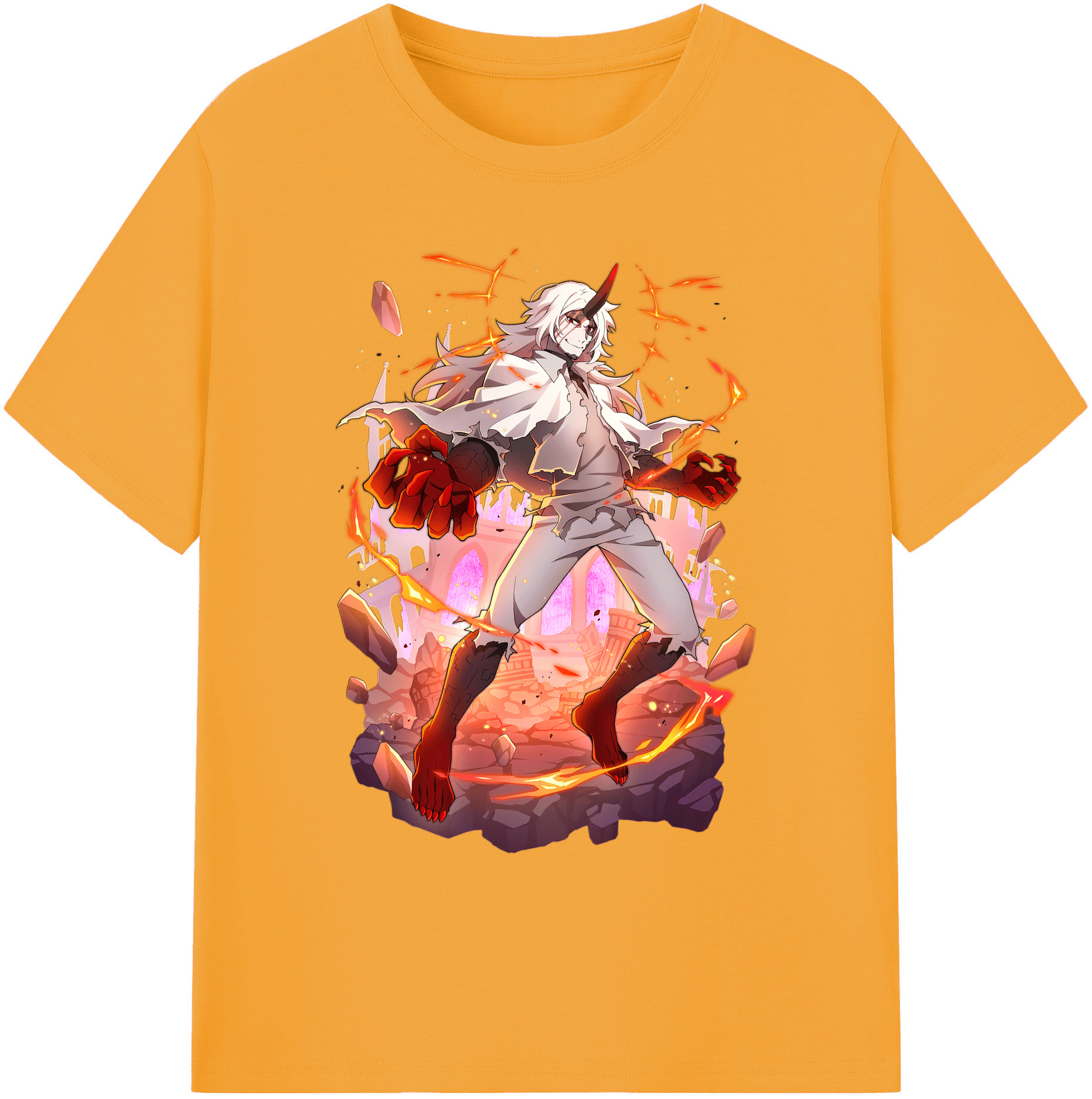 （画像用） 文豪ストレイドッグス Bungo Stray Dogs 綿100％ メンズ半袖Tシャツ｜肌触りやわらか＆通気性