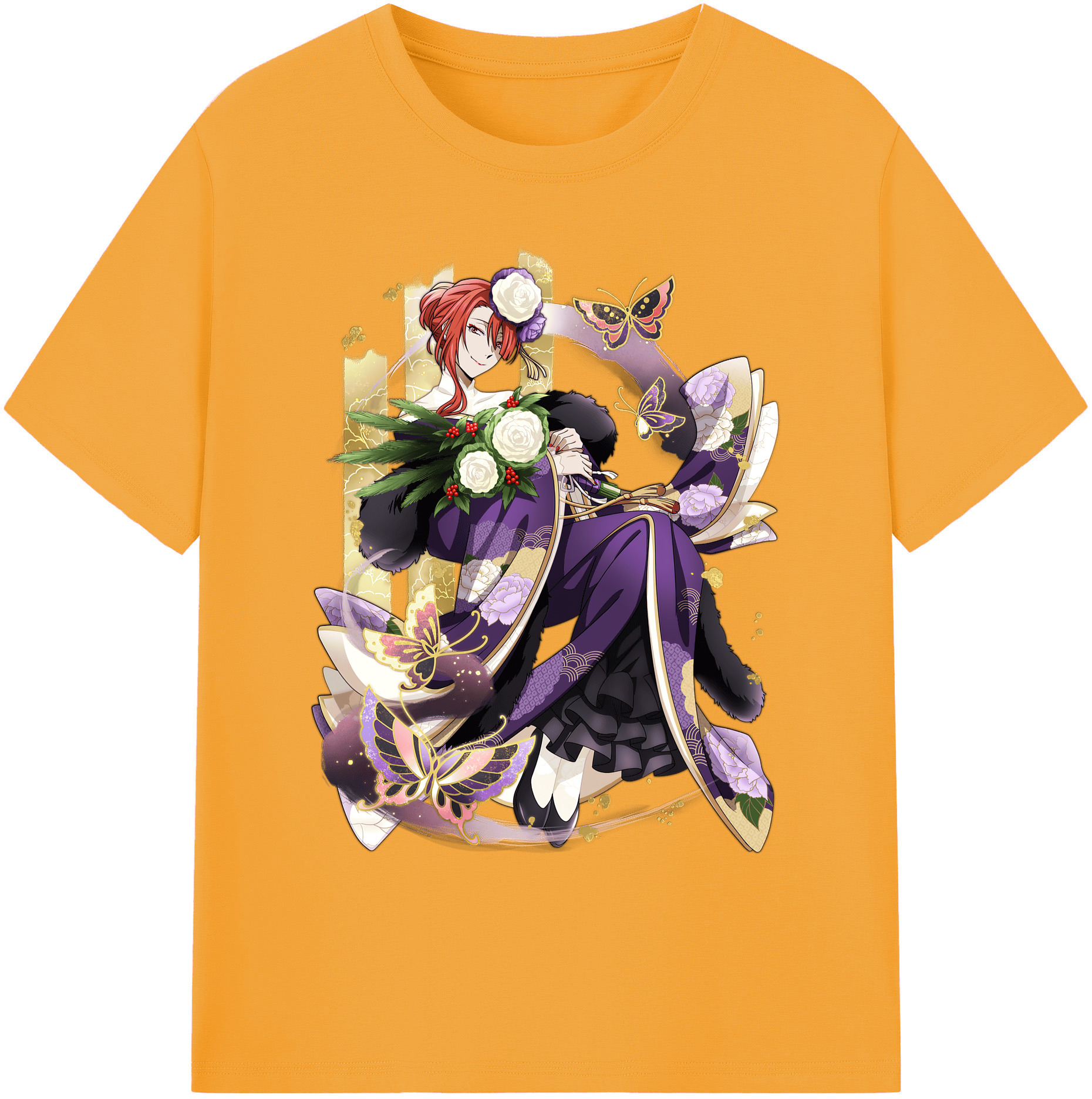 （画像用） 文豪ストレイドッグス Bungo Stray Dogs 綿100％ メンズ半袖Tシャツ｜肌触りやわらか＆通気性