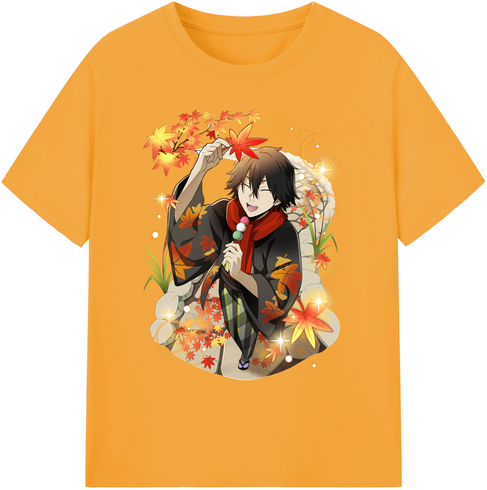 （画像用） 文豪ストレイドッグス Bungo Stray Dogs 綿100％ メンズ半袖Tシャツ｜肌触りやわらか＆通気性