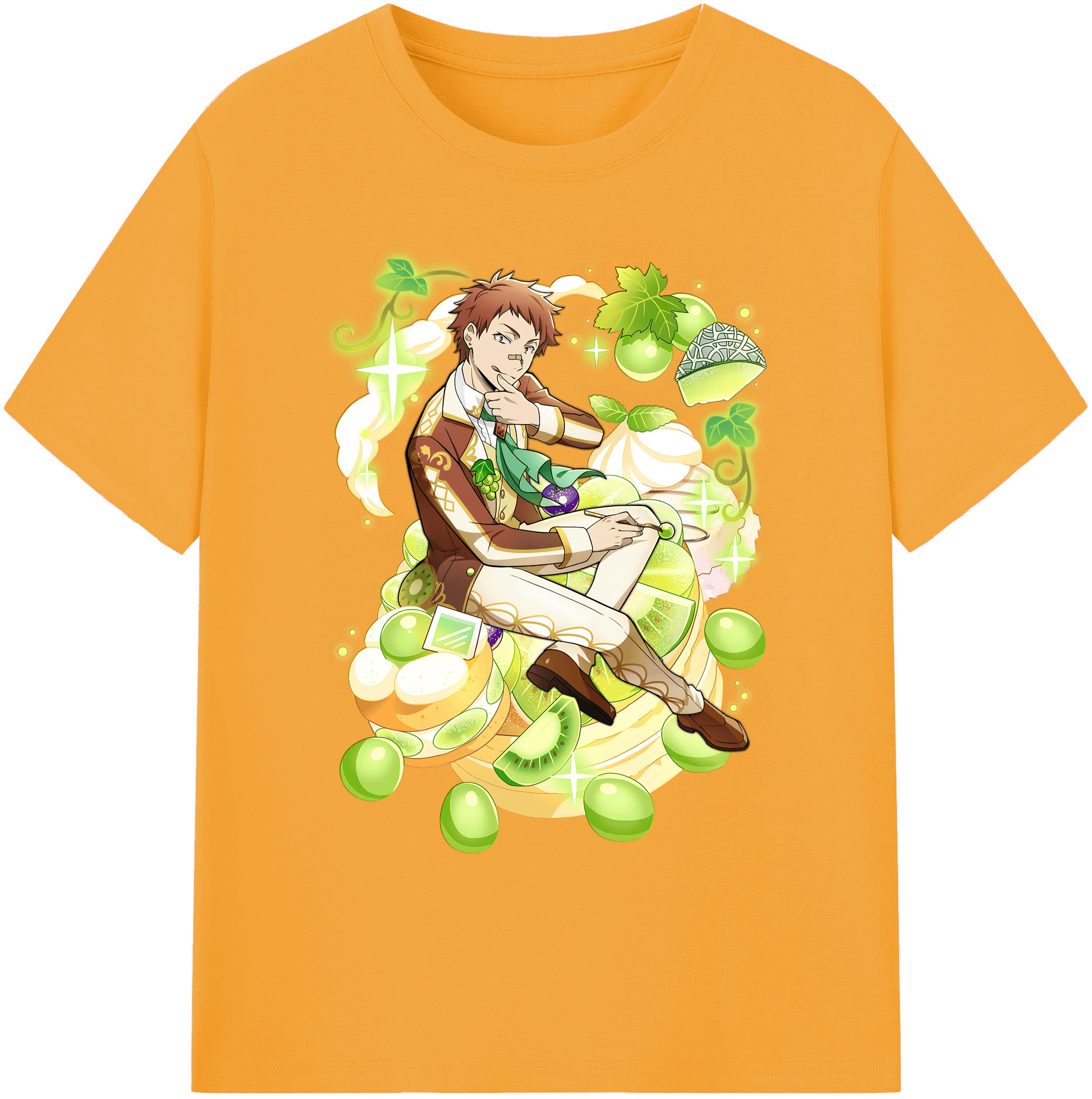 （画像用） 文豪ストレイドッグス Bungo Stray Dogs 綿100％ メンズ半袖Tシャツ｜肌触りやわらか＆通気性