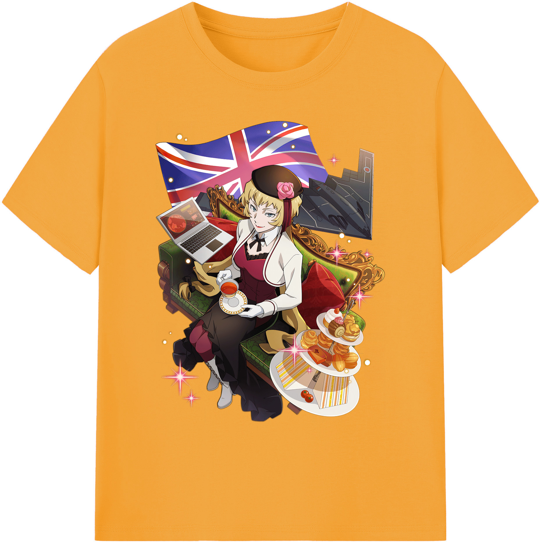 （画像用） 文豪ストレイドッグス Bungo Stray Dogs 綿100％ メンズ半袖Tシャツ｜肌触りやわらか＆通気性