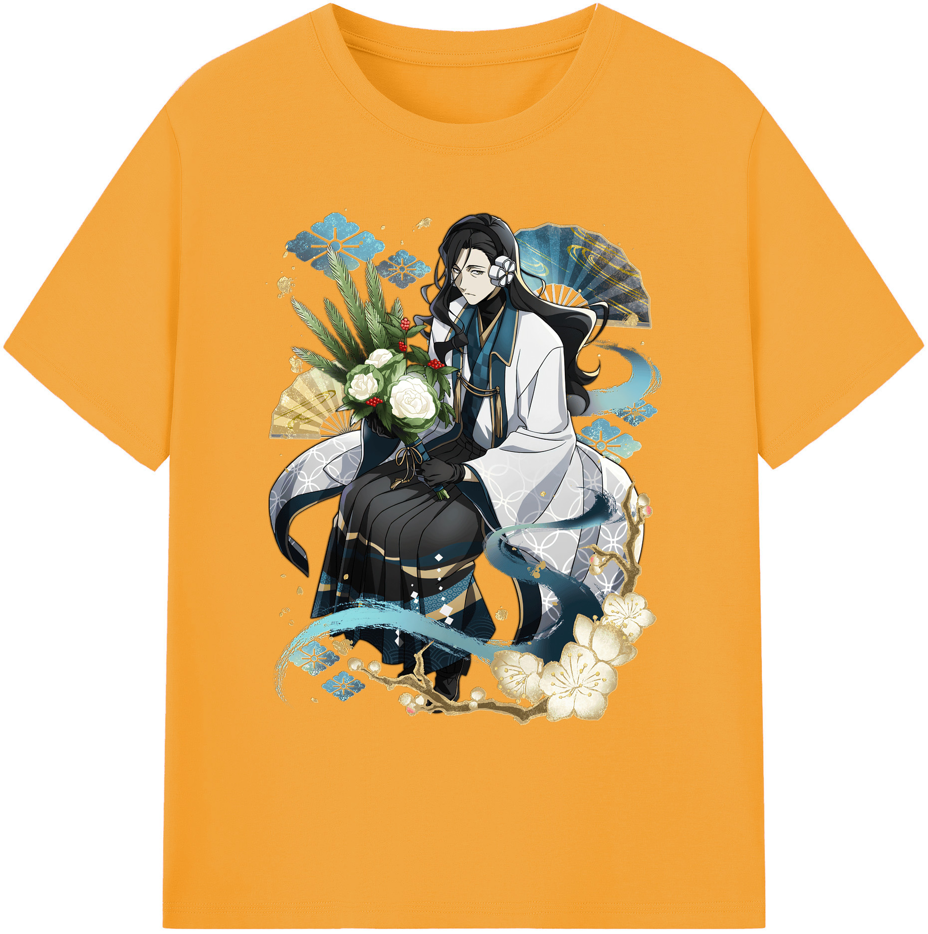 （画像用） 文豪ストレイドッグス Bungo Stray Dogs 綿100％ メンズ半袖Tシャツ｜肌触りやわらか＆通気性