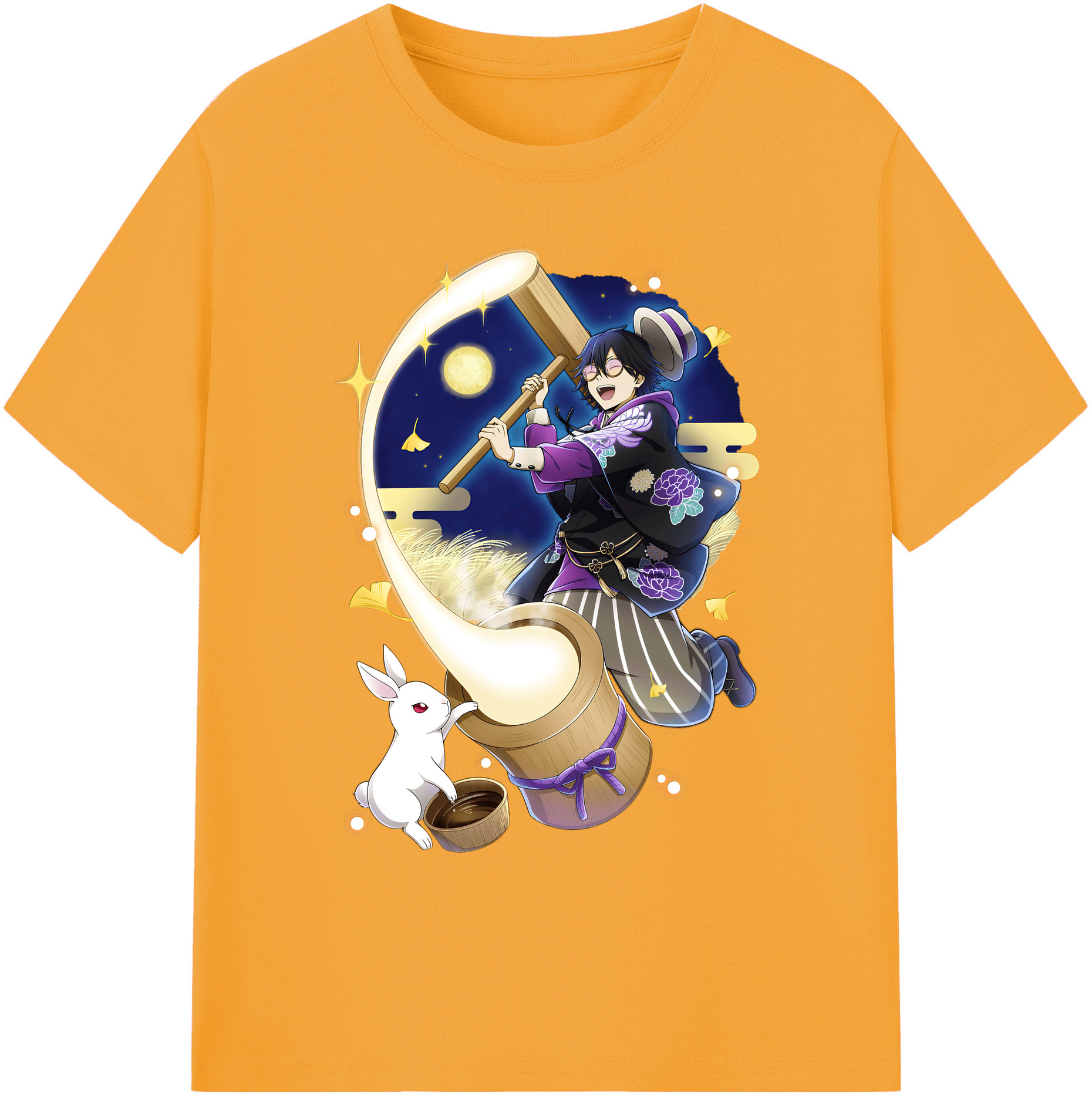 （画像用） 文豪ストレイドッグス Bungo Stray Dogs 綿100％ メンズ半袖Tシャツ｜肌触りやわらか＆通気性