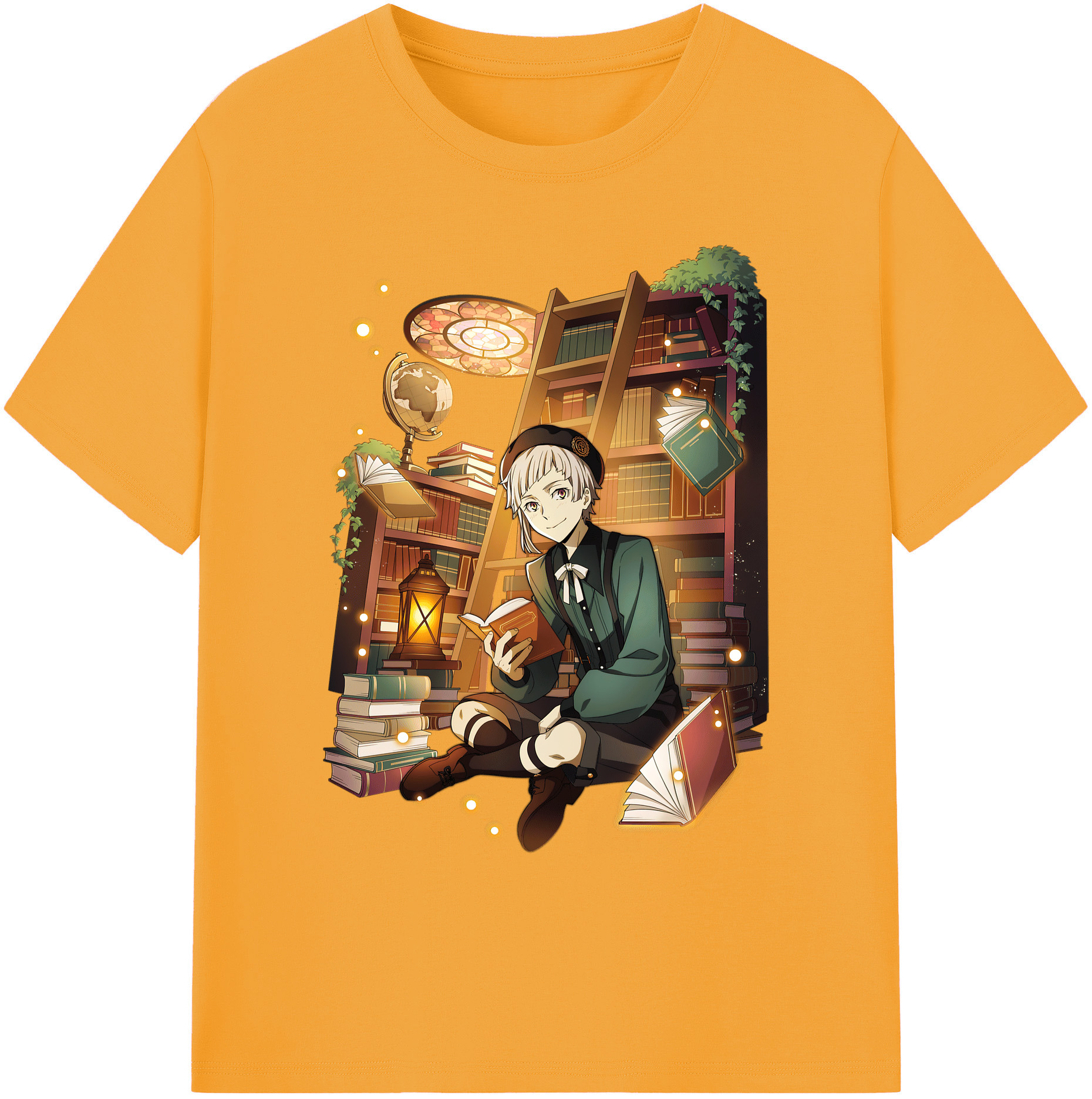 （画像用） 文豪ストレイドッグス Bungo Stray Dogs 綿100％ メンズ半袖Tシャツ｜肌触りやわらか＆通気性