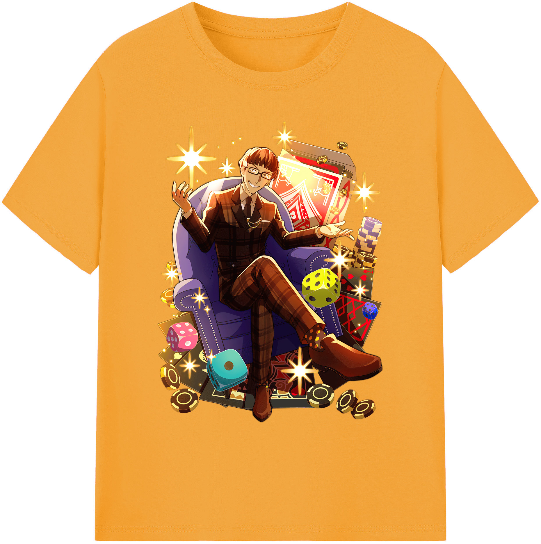 （画像用） 文豪ストレイドッグス Bungo Stray Dogs 綿100％ メンズ半袖Tシャツ｜肌触りやわらか＆通気性
