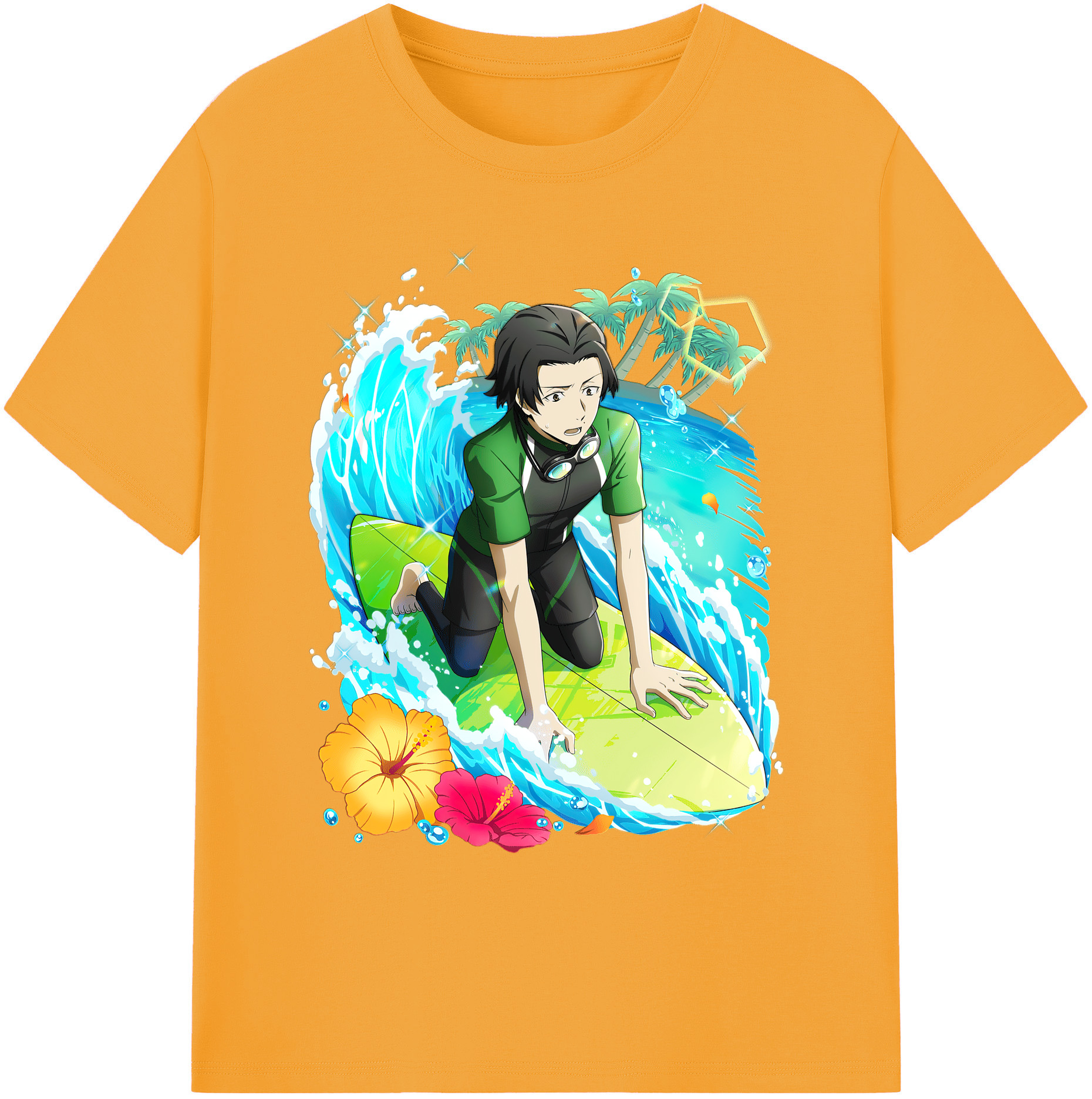 （画像用） 文豪ストレイドッグス Bungo Stray Dogs 綿100％ メンズ半袖Tシャツ｜肌触りやわらか＆通気性