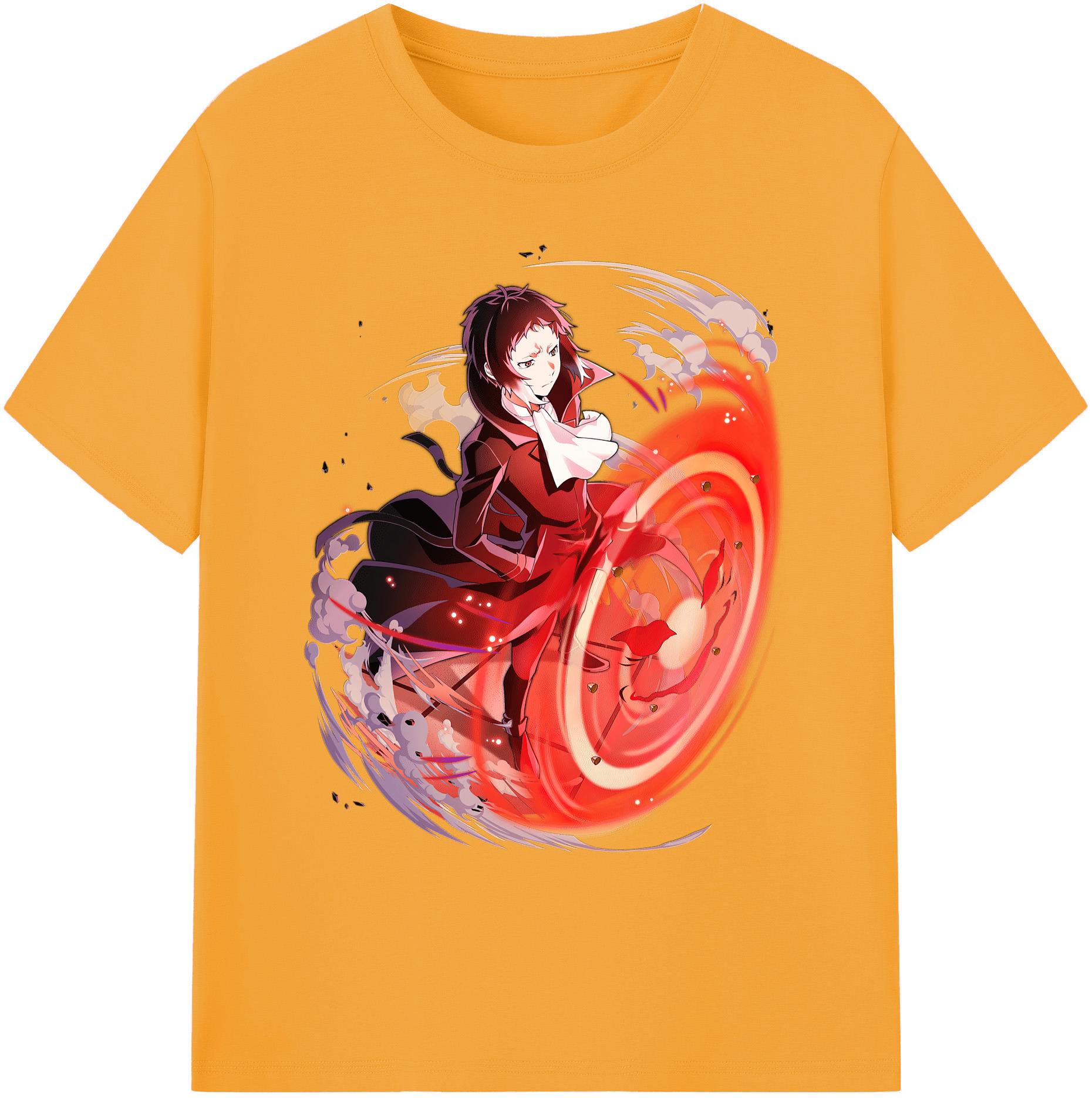 （画像用） 文豪ストレイドッグス Bungo Stray Dogs 綿100％ メンズ半袖Tシャツ｜肌触りやわらか＆通気性