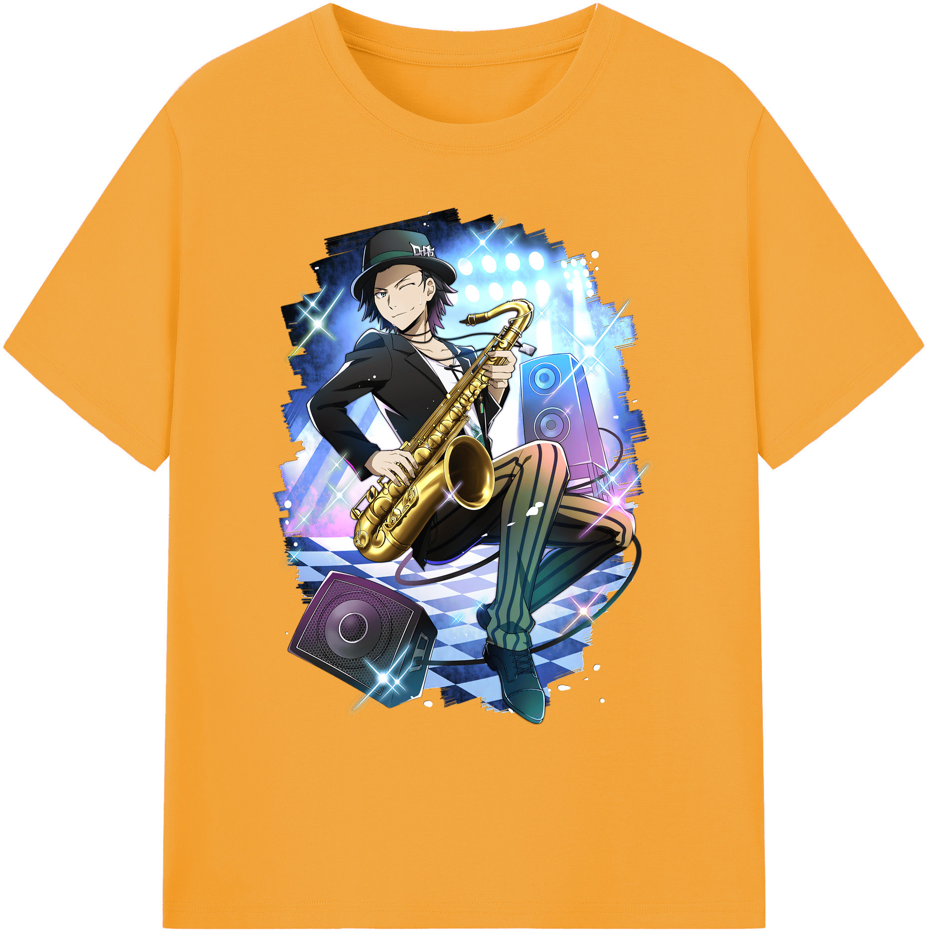 （画像用） 文豪ストレイドッグス Bungo Stray Dogs 綿100％ メンズ半袖Tシャツ｜肌触りやわらか＆通気性