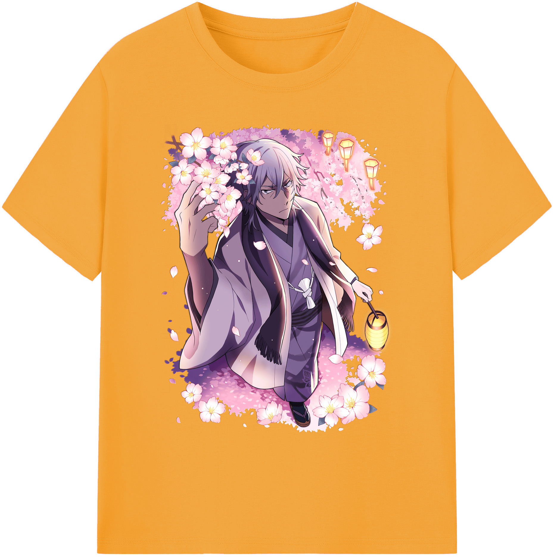 （画像用） 文豪ストレイドッグス Bungo Stray Dogs 綿100％ メンズ半袖Tシャツ｜肌触りやわらか＆通気性