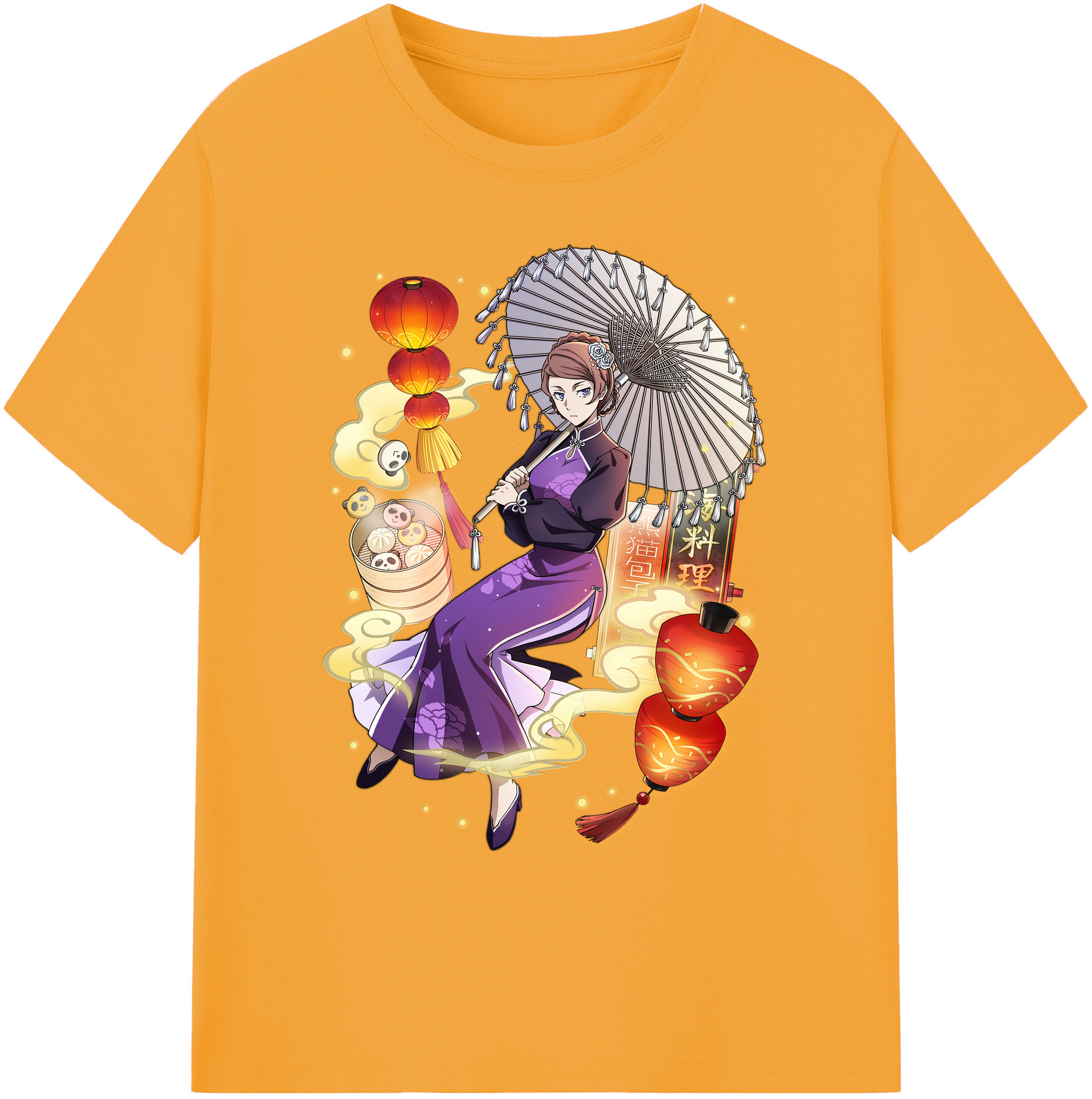 （画像用） 文豪ストレイドッグス Bungo Stray Dogs 綿100％ メンズ半袖Tシャツ｜肌触りやわらか＆通気性