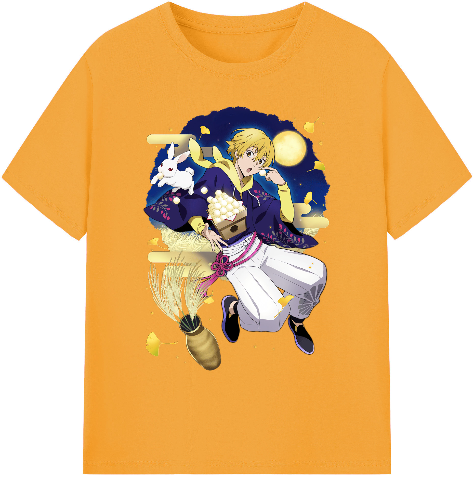 （画像用） 文豪ストレイドッグス Bungo Stray Dogs 綿100％ メンズ半袖Tシャツ｜肌触りやわらか＆通気性