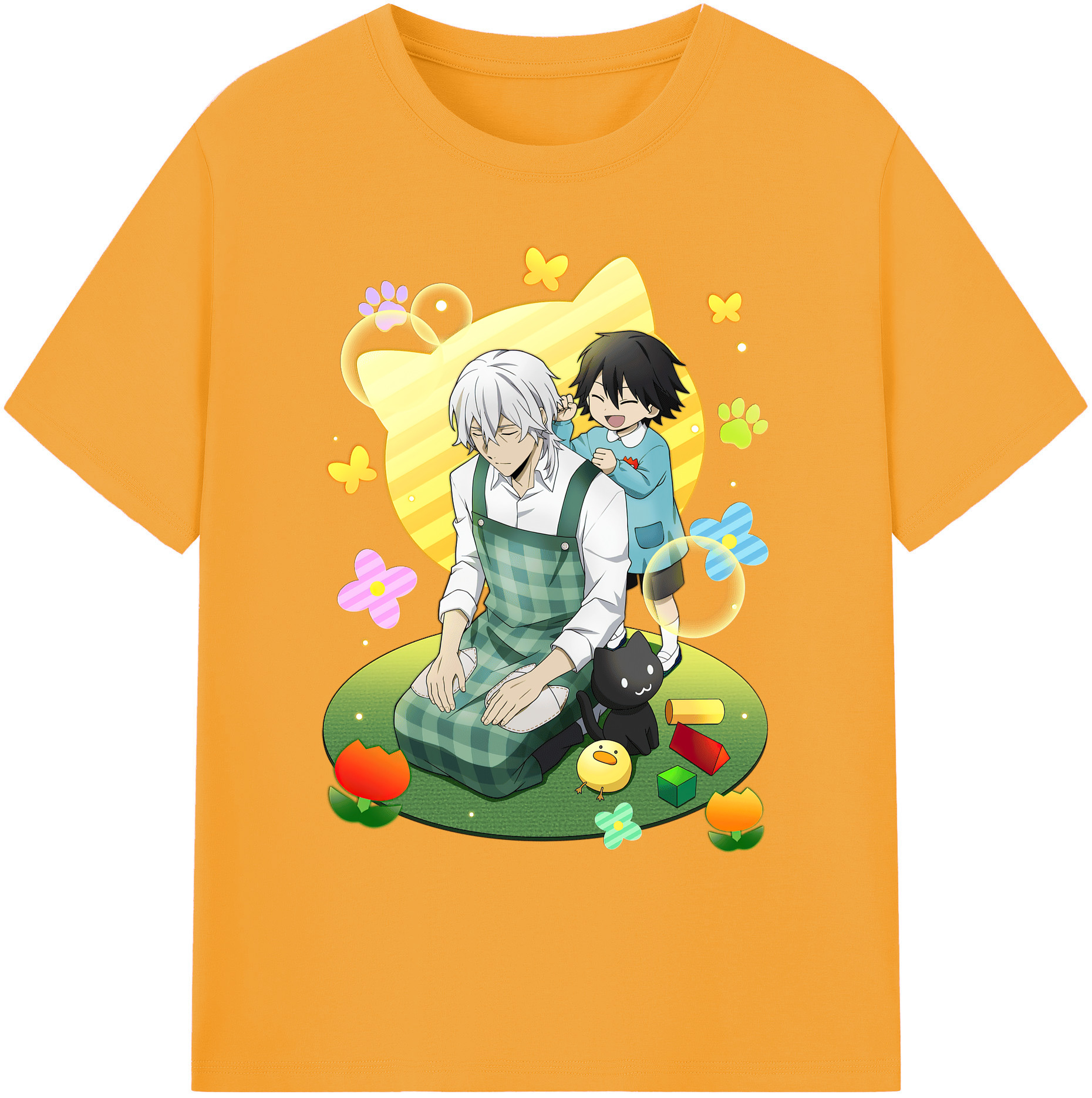 （画像用） 文豪ストレイドッグス Bungo Stray Dogs 綿100％ メンズ半袖Tシャツ｜肌触りやわらか＆通気性