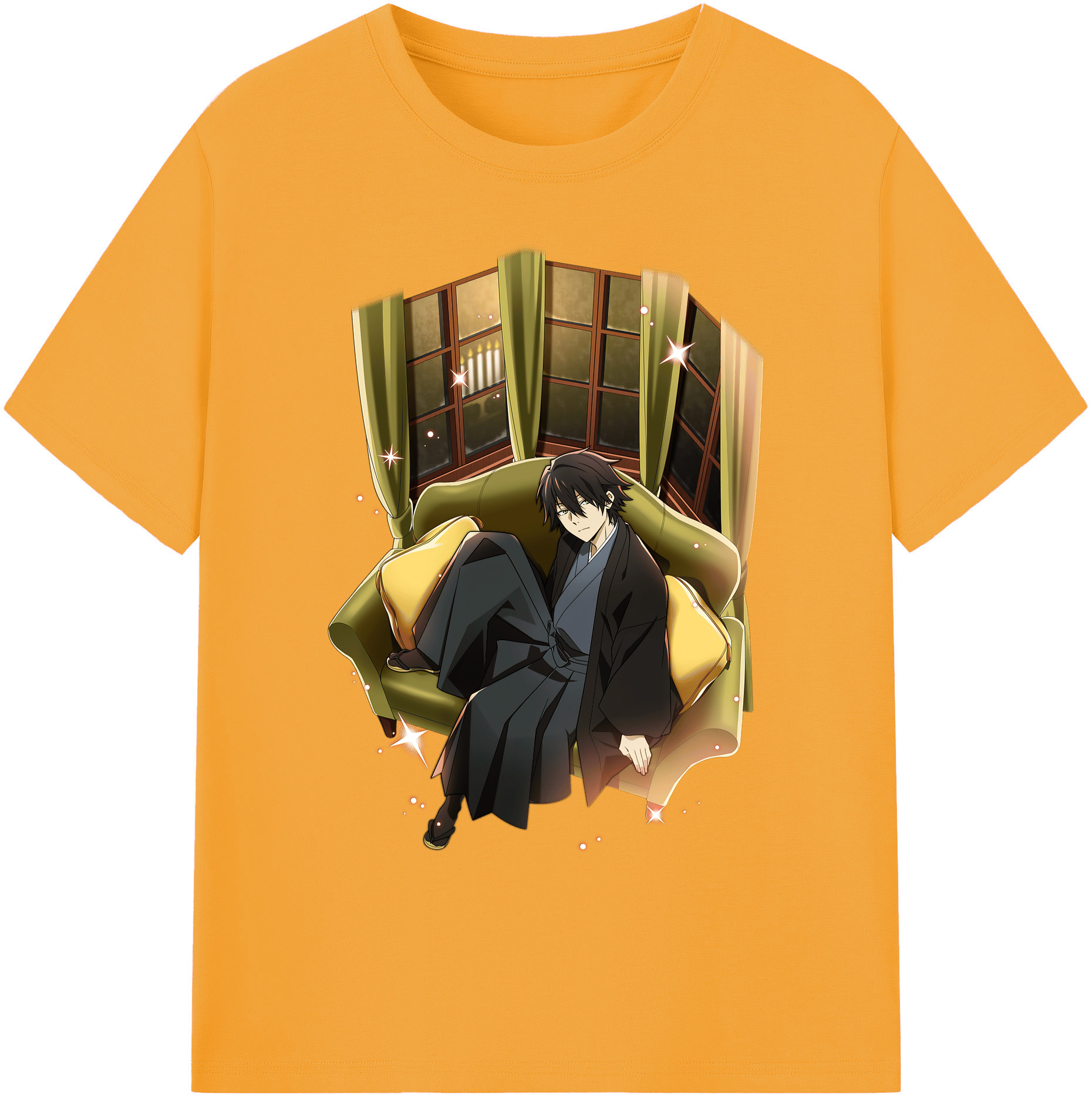（画像用） 文豪ストレイドッグス Bungo Stray Dogs 綿100％ メンズ半袖Tシャツ｜肌触りやわらか＆通気性
