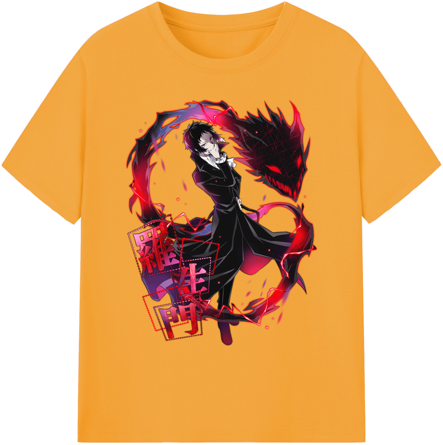 （画像用） 文豪ストレイドッグス Bungo Stray Dogs 綿100％ メンズ半袖Tシャツ｜肌触りやわらか＆通気性