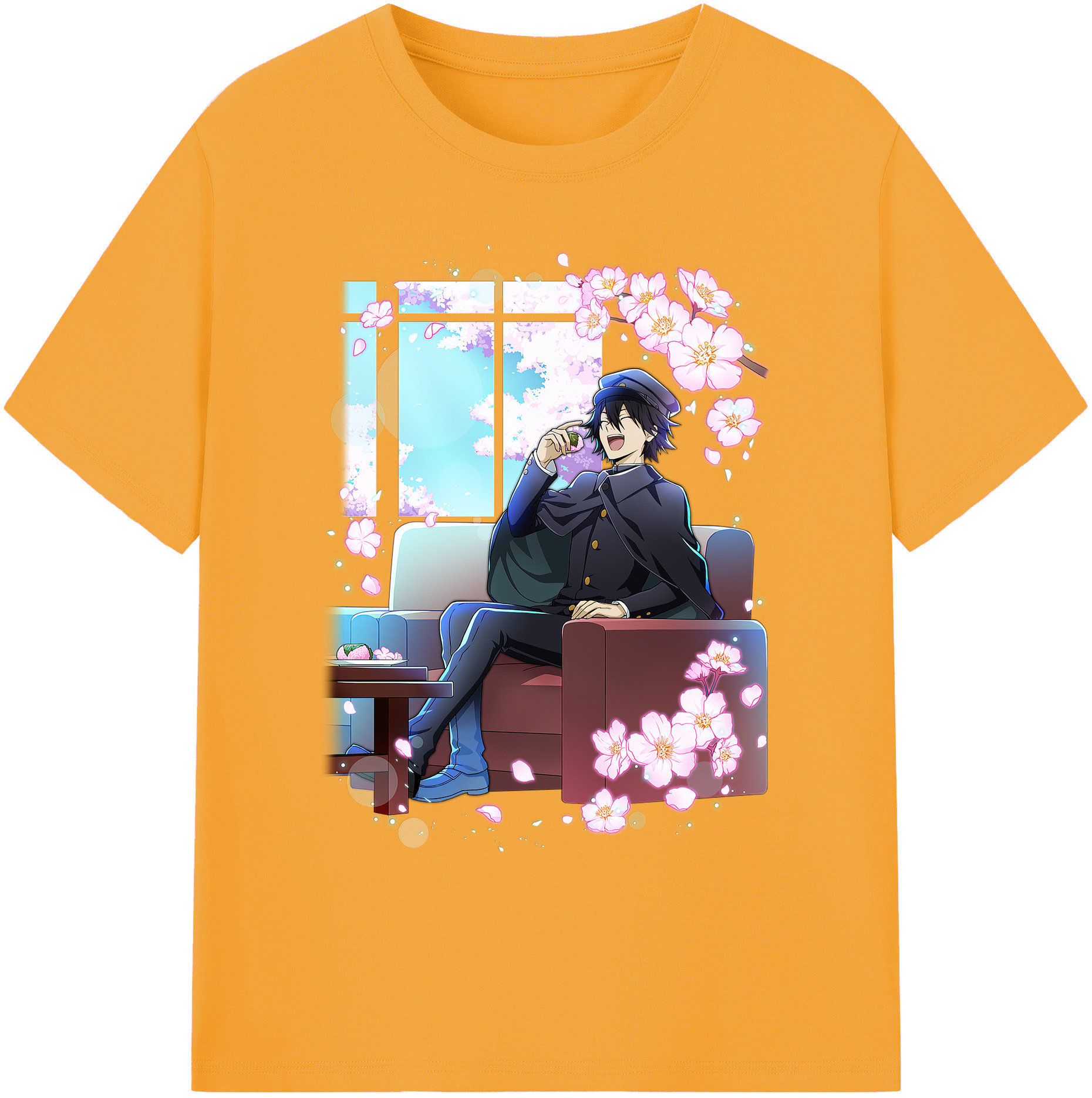 （画像用） 文豪ストレイドッグス Bungo Stray Dogs 綿100％ メンズ半袖Tシャツ｜肌触りやわらか＆通気性