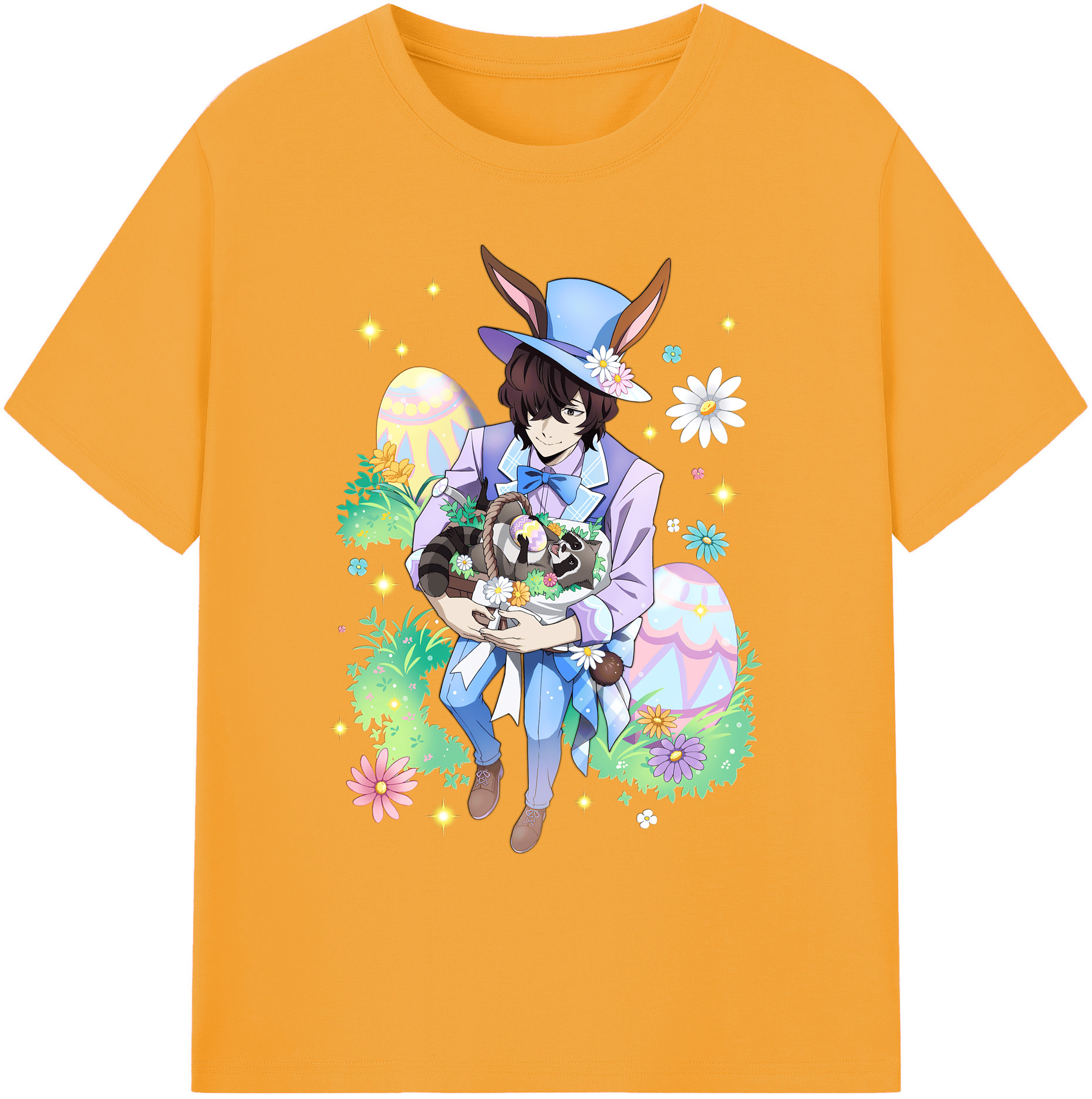 （画像用） 文豪ストレイドッグス Bungo Stray Dogs 綿100％ メンズ半袖Tシャツ｜肌触りやわらか＆通気性