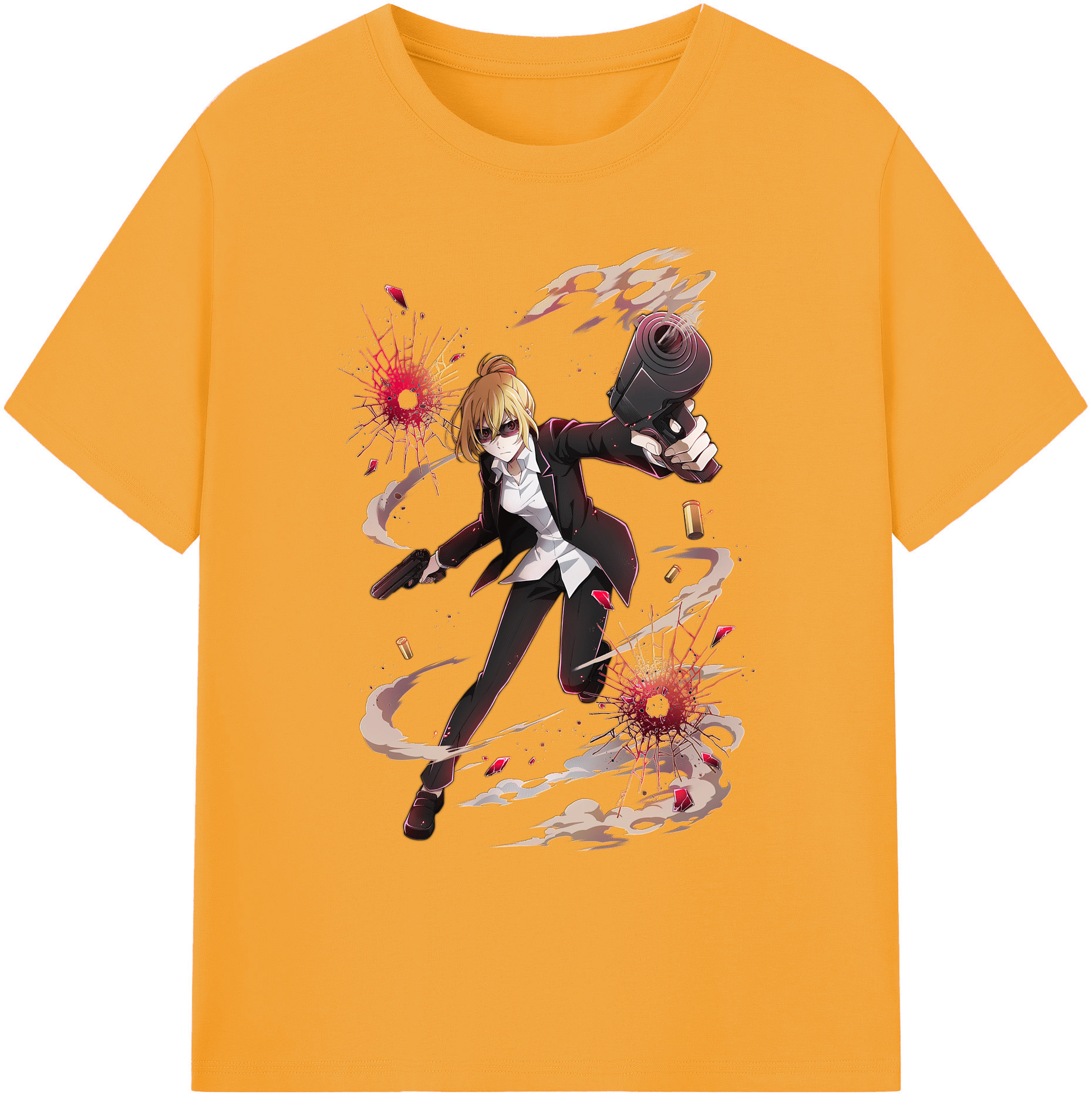 （画像用） 文豪ストレイドッグス Bungo Stray Dogs 綿100％ メンズ半袖Tシャツ｜肌触りやわらか＆通気性