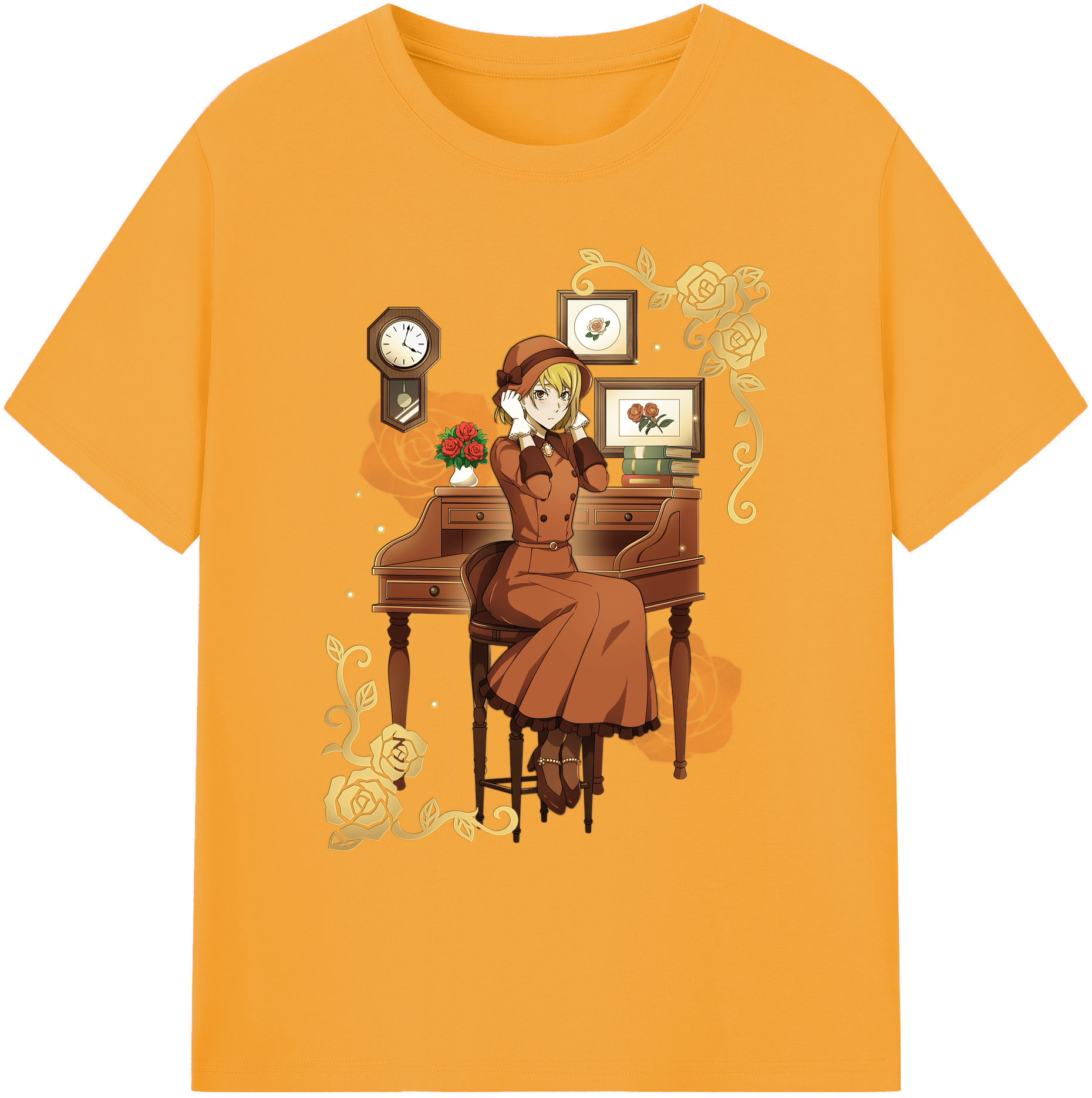 （画像用） 文豪ストレイドッグス Bungo Stray Dogs 綿100％ メンズ半袖Tシャツ｜肌触りやわらか＆通気性