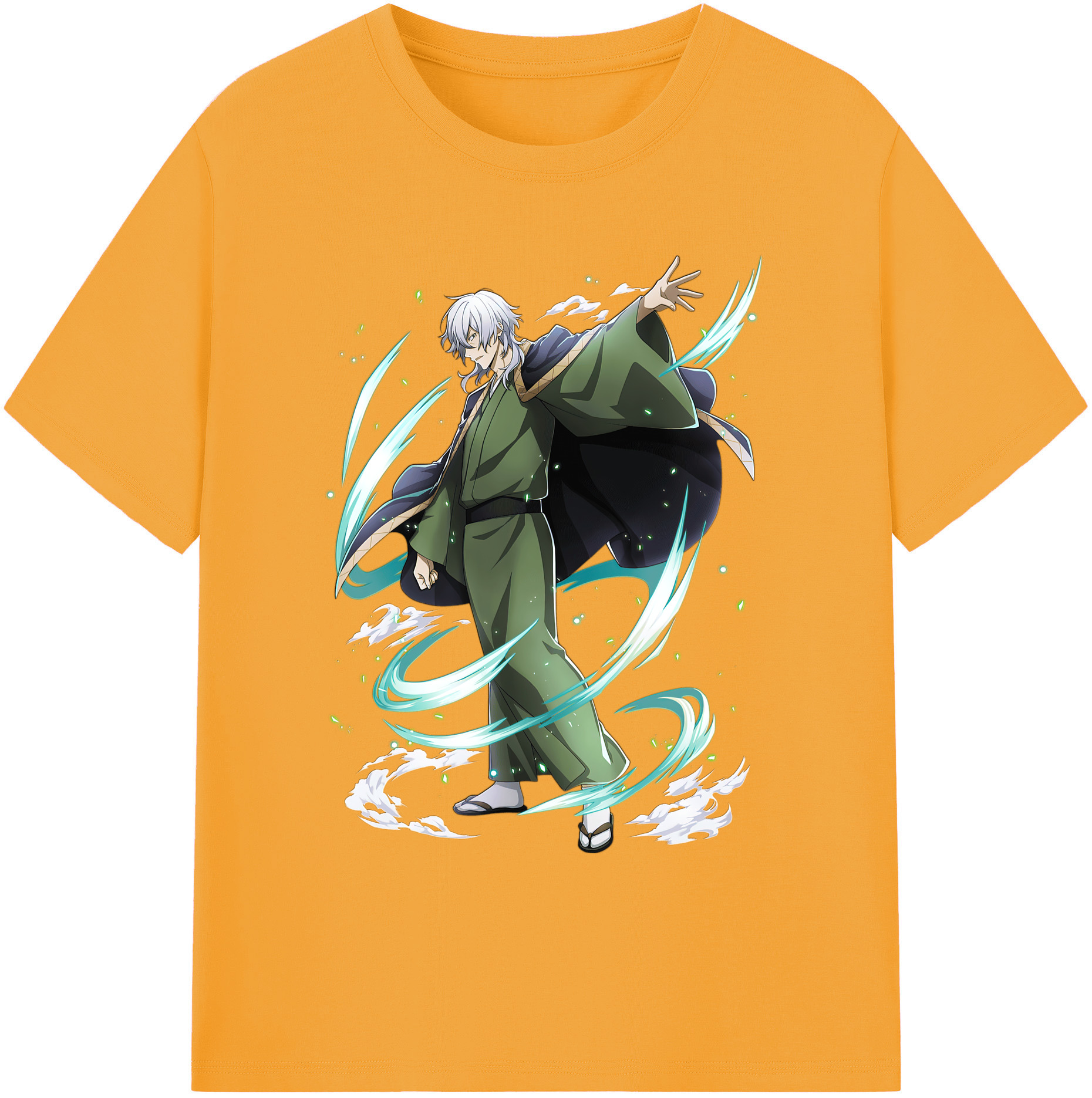 （画像用） 文豪ストレイドッグス Bungo Stray Dogs 綿100％ メンズ半袖Tシャツ｜肌触りやわらか＆通気性