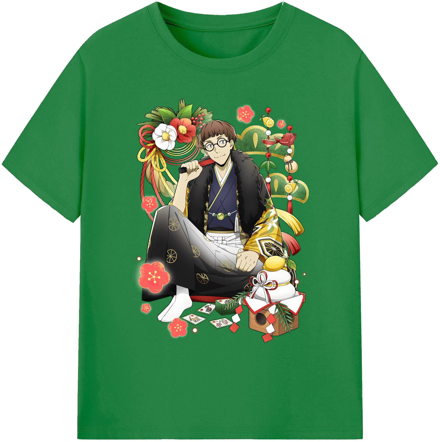 （画像用） 文豪ストレイドッグス Bungo Stray Dogs 綿100％ メンズ半袖Tシャツ｜肌触りやわらか＆通気性