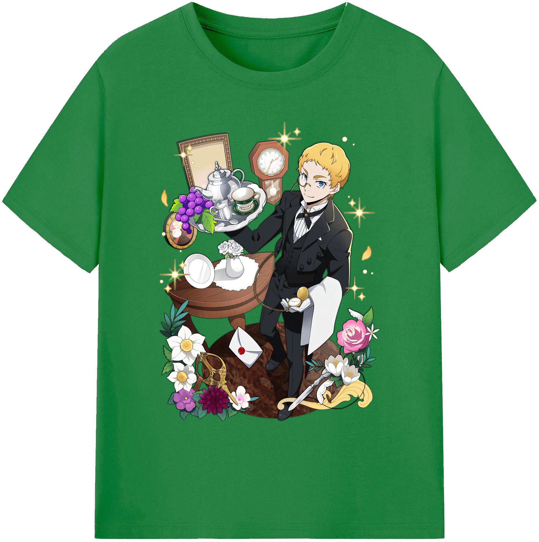 （画像用） 文豪ストレイドッグス Bungo Stray Dogs 綿100％ メンズ半袖Tシャツ｜肌触りやわらか＆通気性