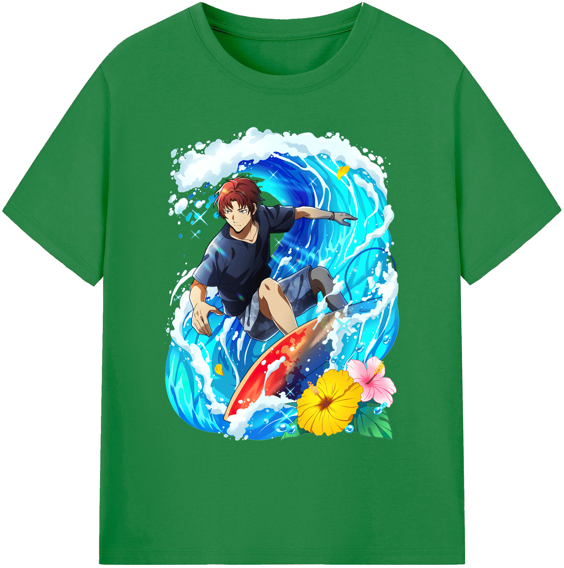 （画像用） 文豪ストレイドッグス Bungo Stray Dogs 綿100％ メンズ半袖Tシャツ｜肌触りやわらか＆通気性