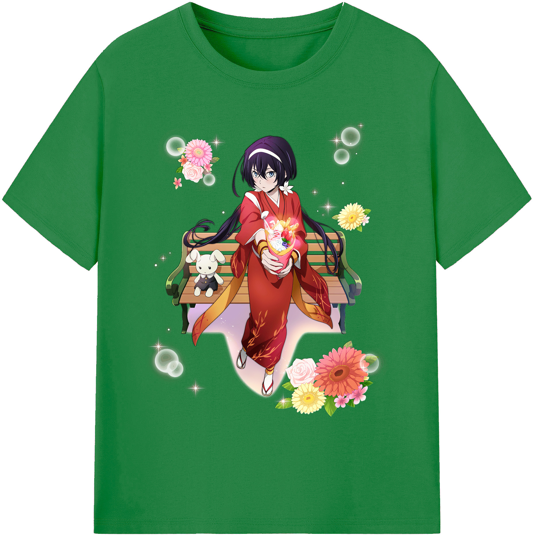 （画像用） 文豪ストレイドッグス Bungo Stray Dogs 綿100％ メンズ半袖Tシャツ｜肌触りやわらか＆通気性