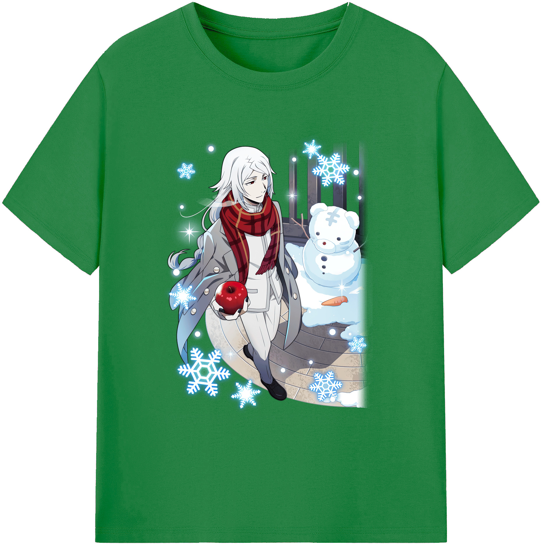 （画像用） 文豪ストレイドッグス Bungo Stray Dogs 綿100％ メンズ半袖Tシャツ｜肌触りやわらか＆通気性