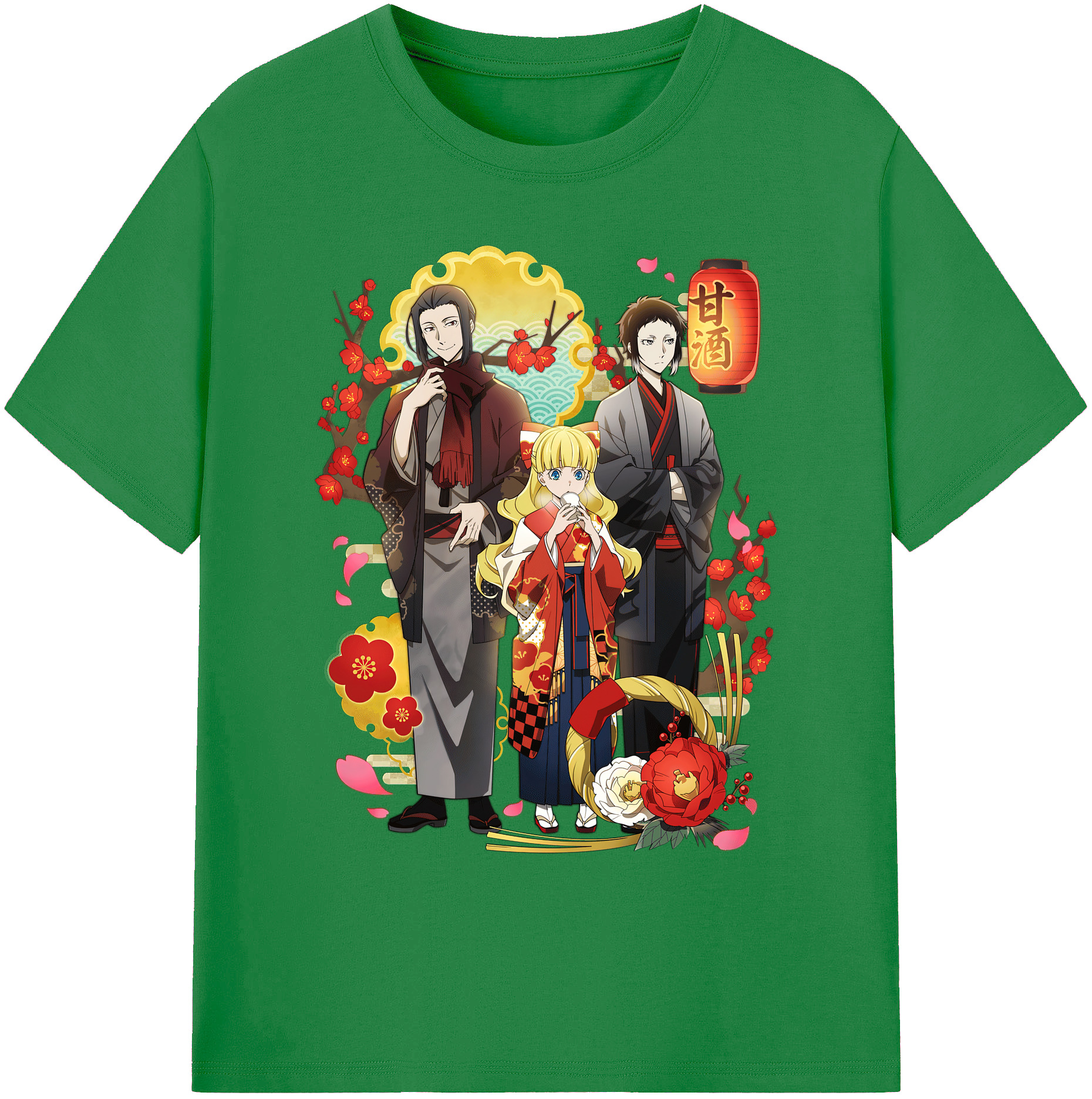 （画像用） 文豪ストレイドッグス Bungo Stray Dogs 綿100％ メンズ半袖Tシャツ｜肌触りやわらか＆通気性