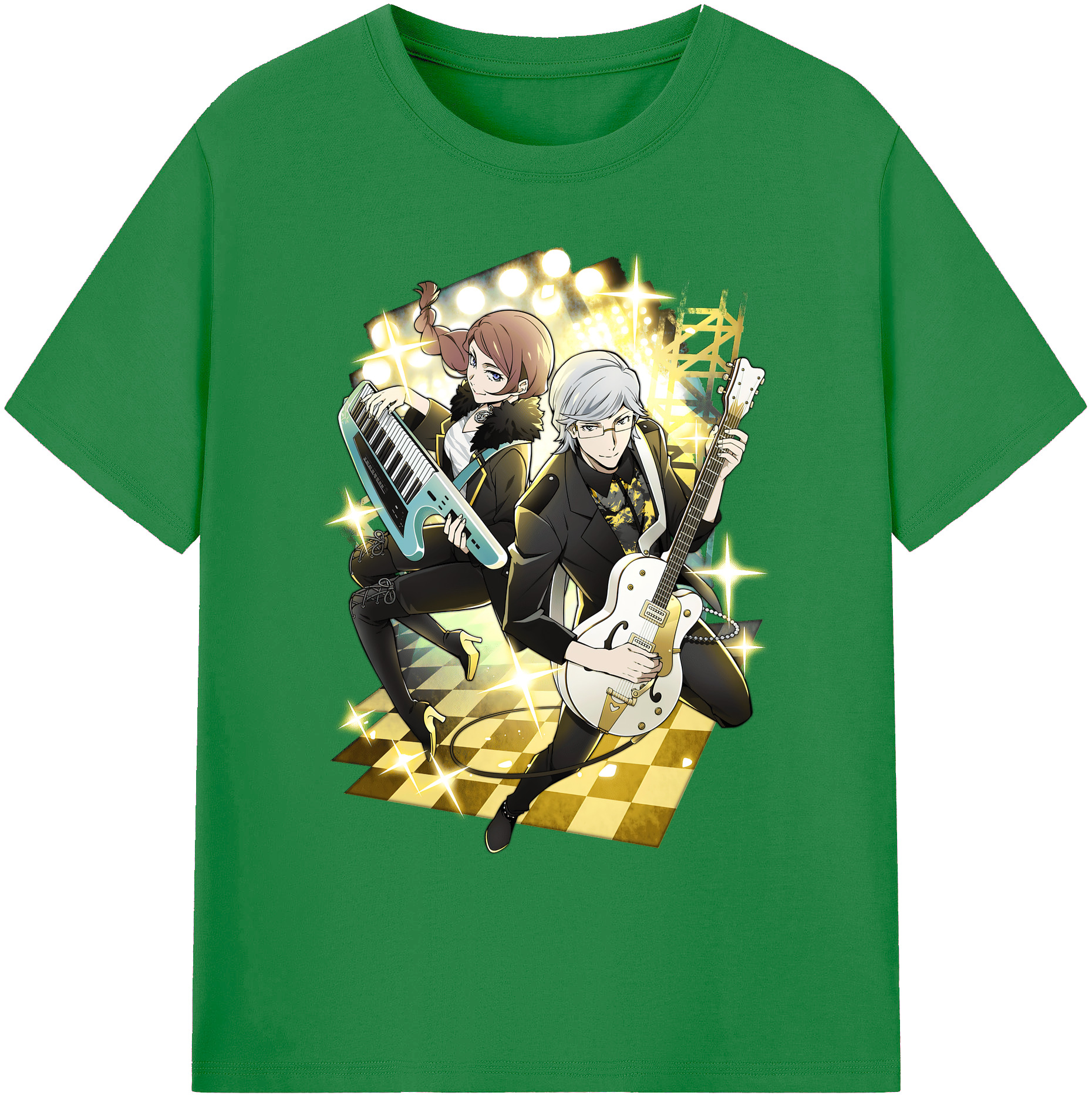 （画像用） 文豪ストレイドッグス Bungo Stray Dogs 綿100％ メンズ半袖Tシャツ｜肌触りやわらか＆通気性