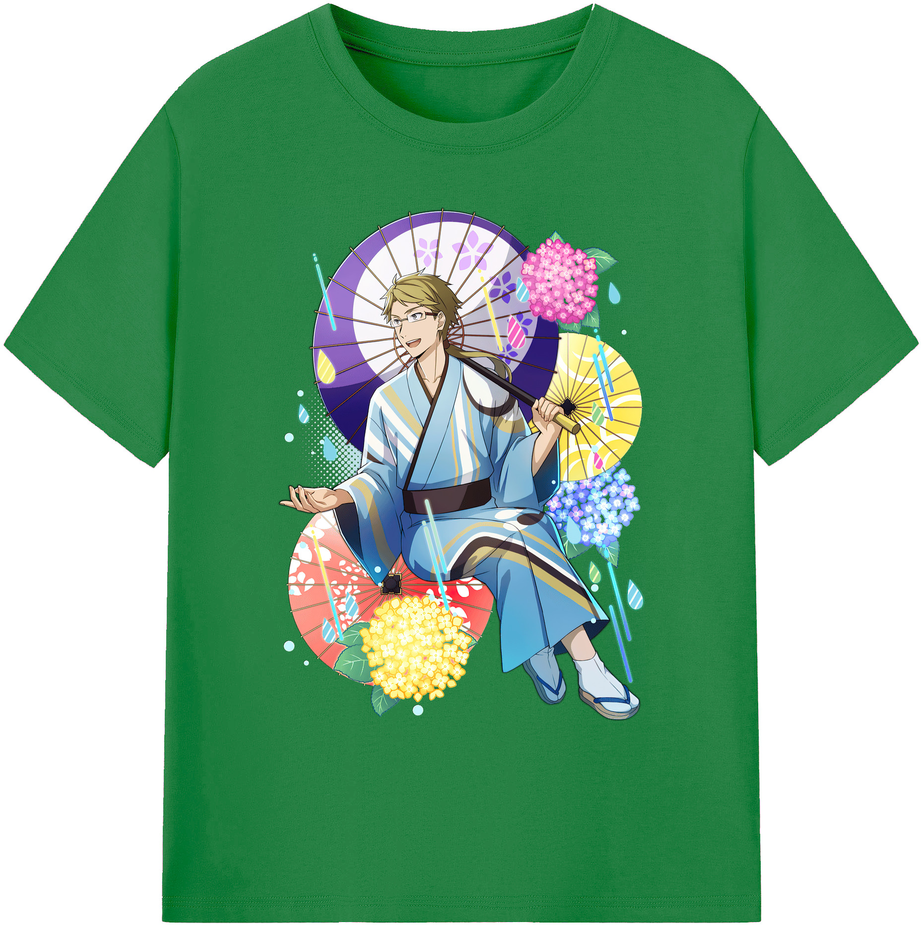 （画像用） 文豪ストレイドッグス Bungo Stray Dogs 綿100％ メンズ半袖Tシャツ｜肌触りやわらか＆通気性
