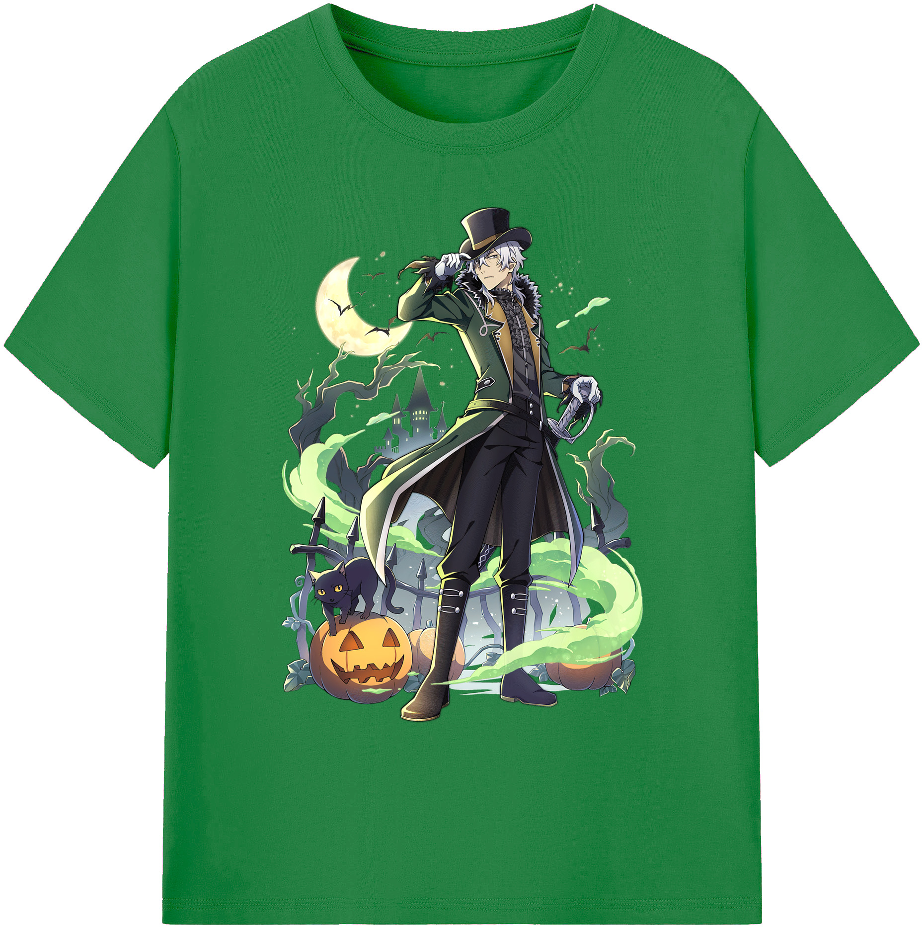 （画像用） 文豪ストレイドッグス Bungo Stray Dogs 綿100％ メンズ半袖Tシャツ｜肌触りやわらか＆通気性