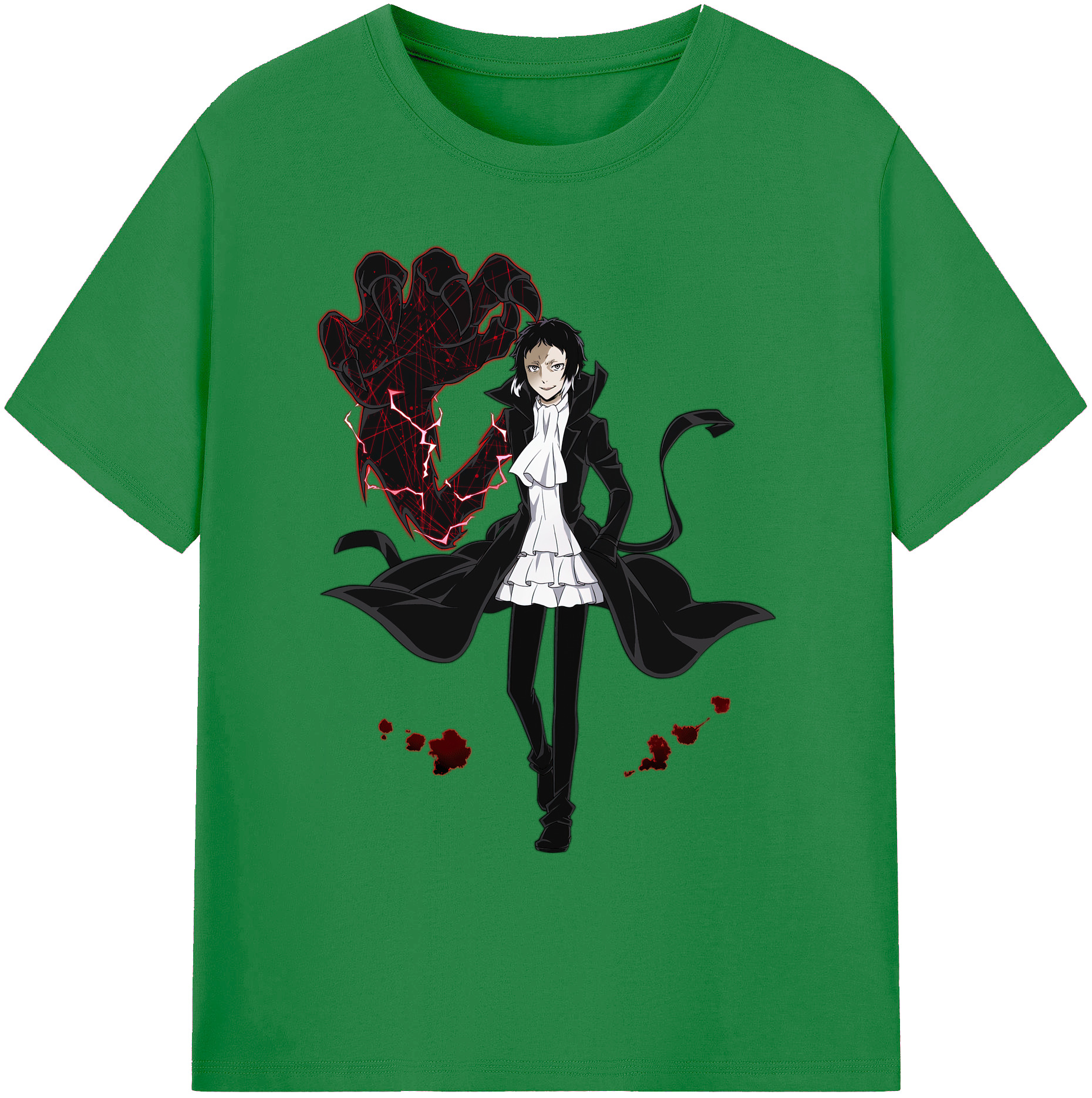 （画像用） 文豪ストレイドッグス Bungo Stray Dogs 綿100％ メンズ半袖Tシャツ｜肌触りやわらか＆通気性