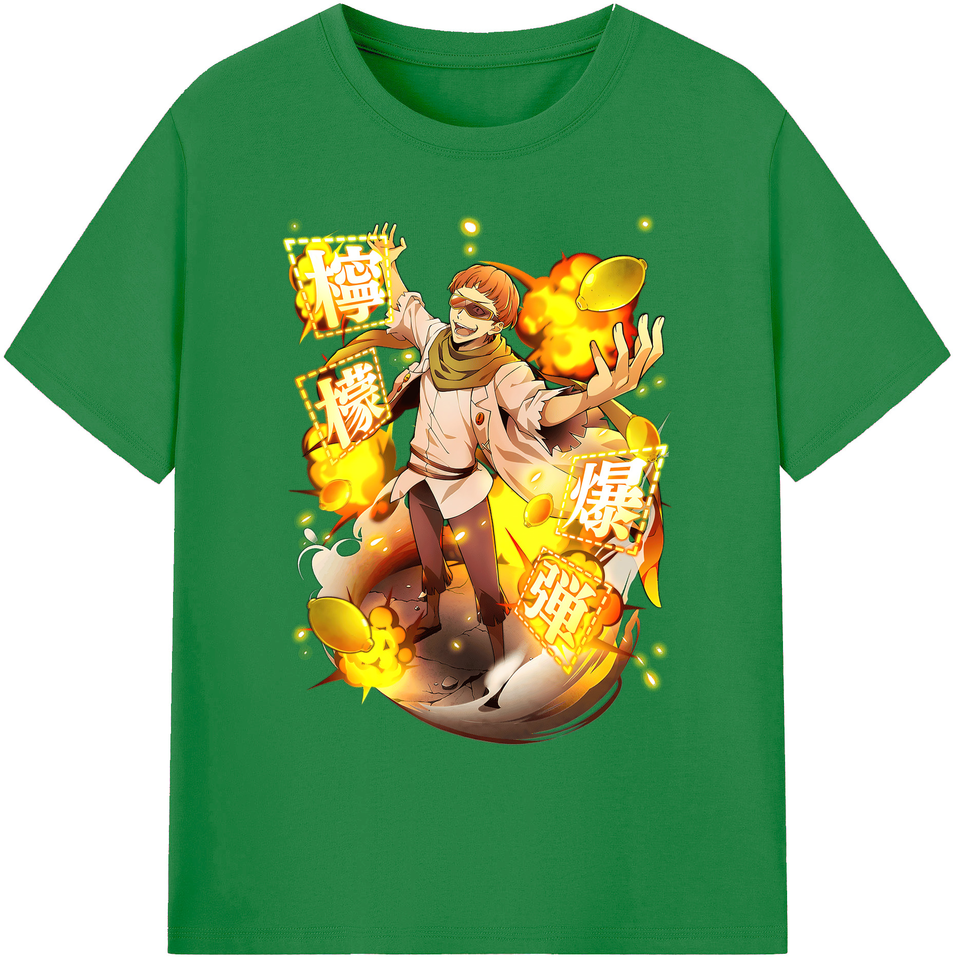 （画像用） 文豪ストレイドッグス Bungo Stray Dogs 綿100％ メンズ半袖Tシャツ｜肌触りやわらか＆通気性
