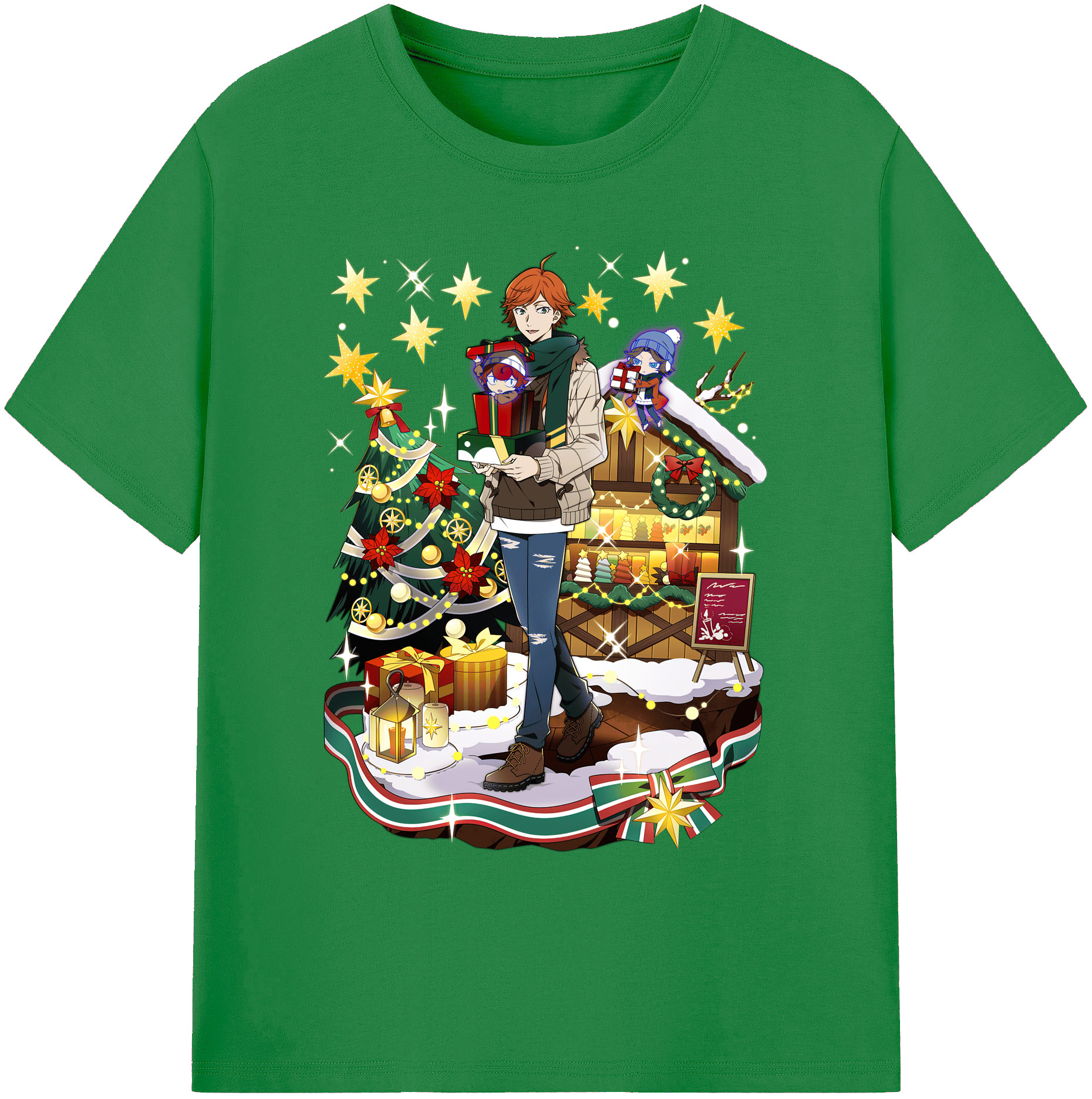 （画像用） 文豪ストレイドッグス Bungo Stray Dogs 綿100％ メンズ半袖Tシャツ｜肌触りやわらか＆通気性