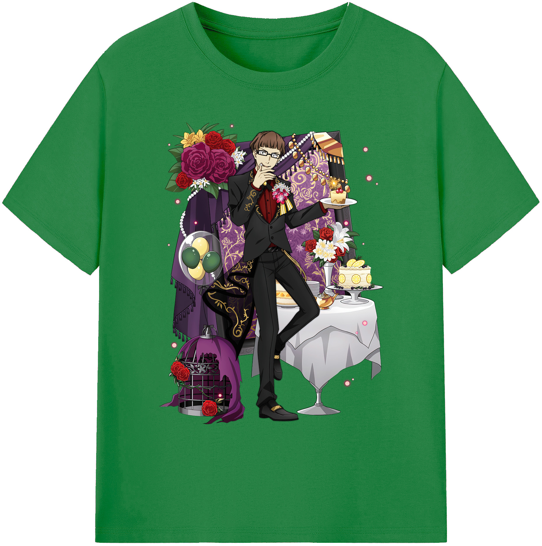 （画像用） 文豪ストレイドッグス Bungo Stray Dogs 綿100％ メンズ半袖Tシャツ｜肌触りやわらか＆通気性