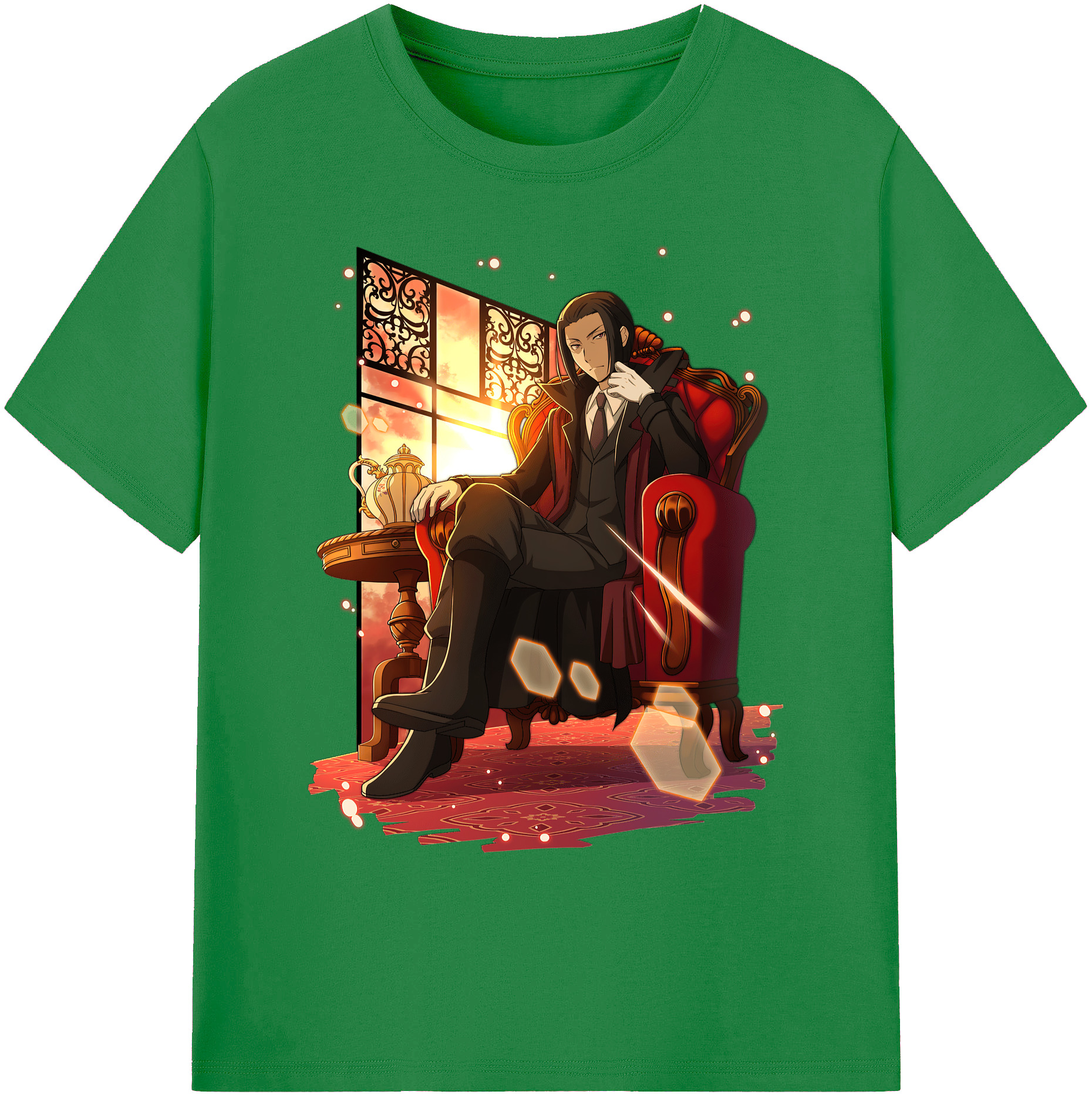 （画像用） 文豪ストレイドッグス Bungo Stray Dogs 綿100％ メンズ半袖Tシャツ｜肌触りやわらか＆通気性