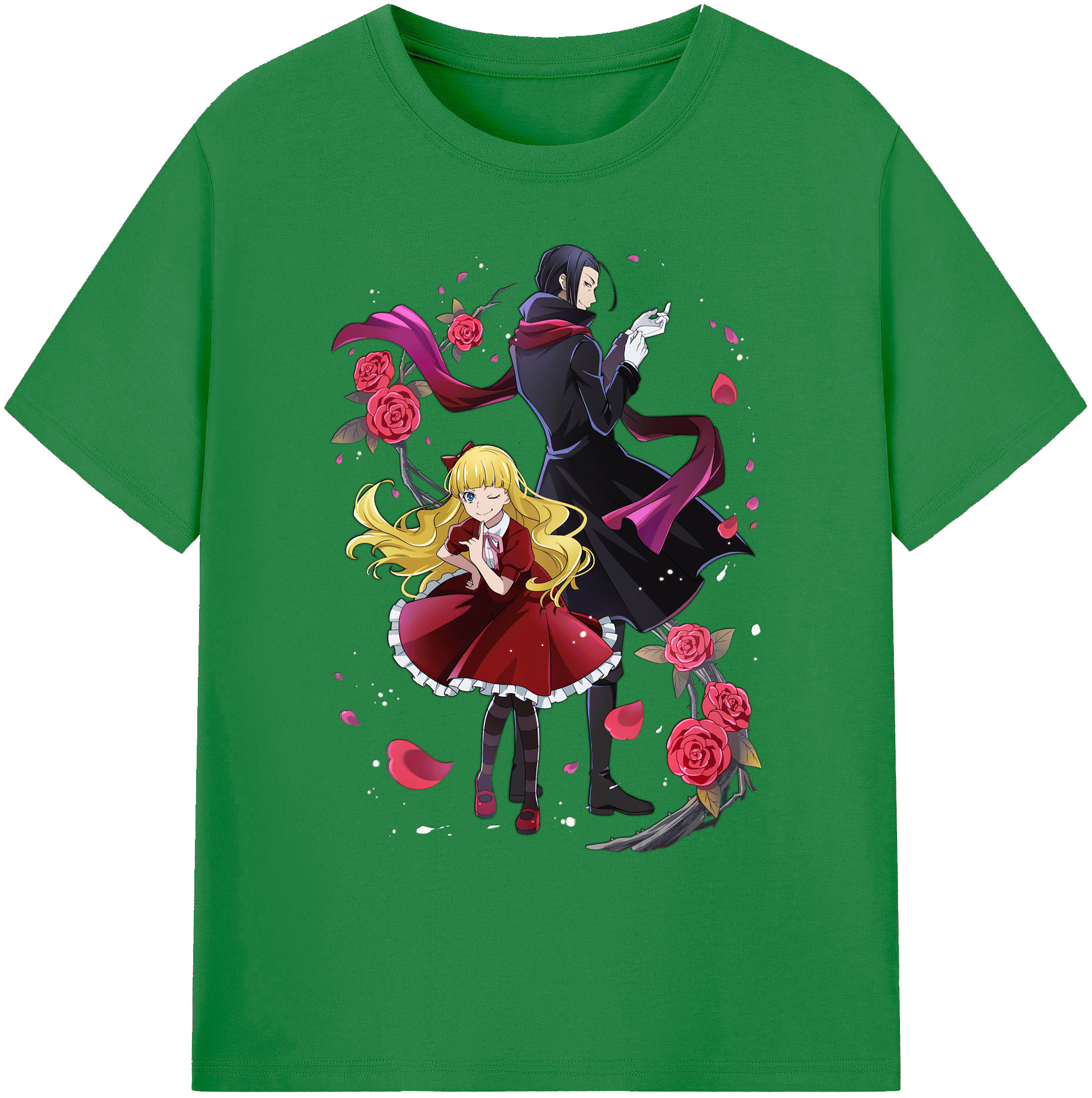 （画像用） 文豪ストレイドッグス Bungo Stray Dogs 綿100％ メンズ半袖Tシャツ｜肌触りやわらか＆通気性