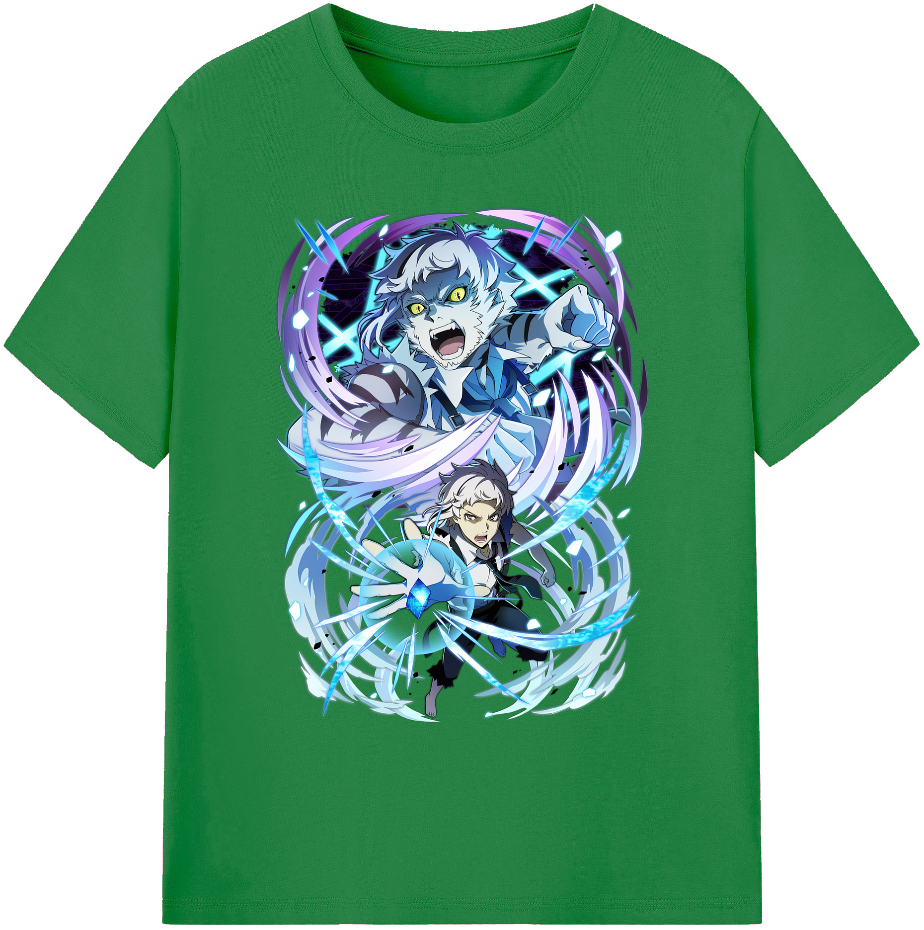 （画像用） 文豪ストレイドッグス Bungo Stray Dogs 綿100％ メンズ半袖Tシャツ｜肌触りやわらか＆通気性