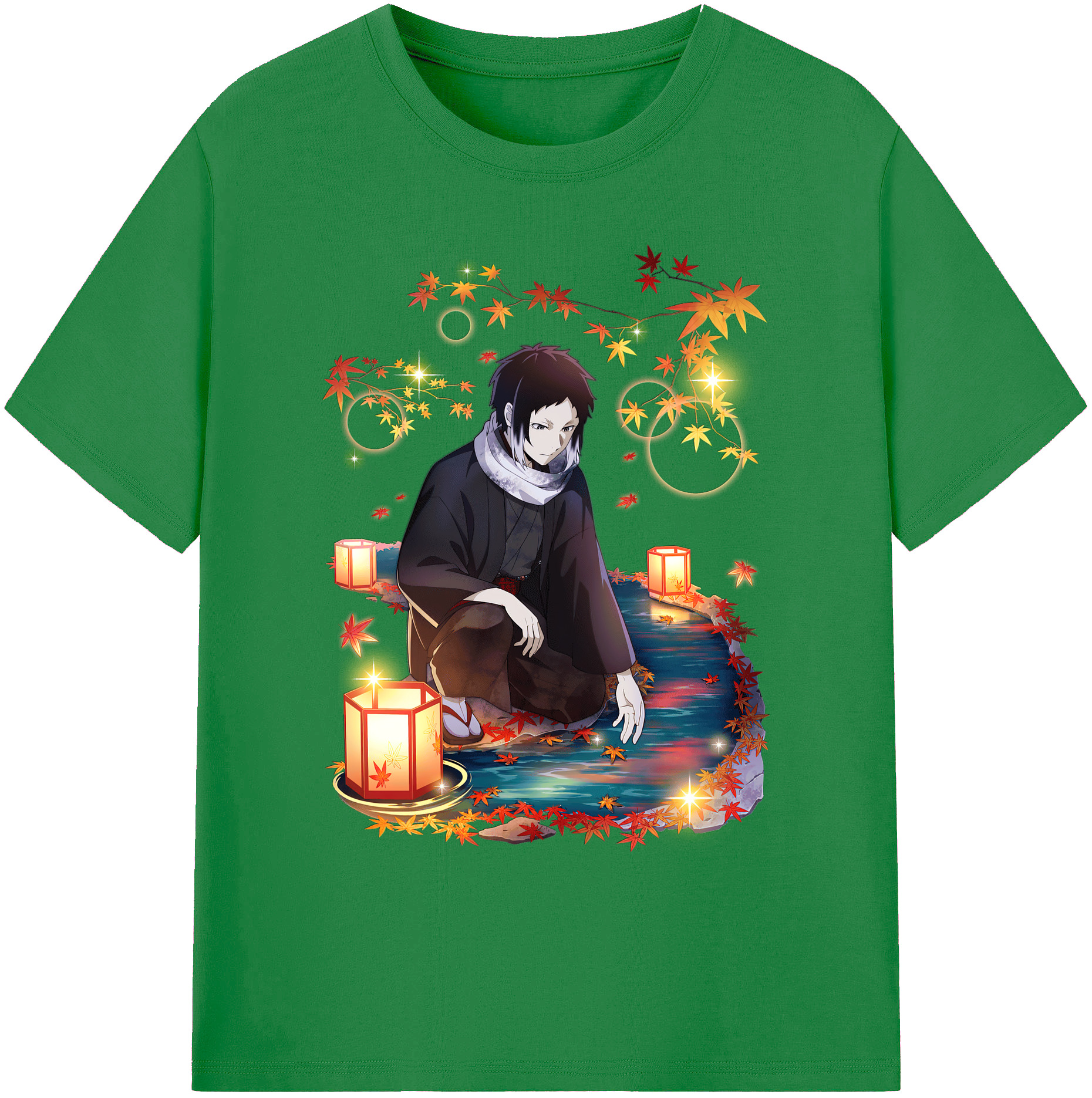 （画像用） 文豪ストレイドッグス Bungo Stray Dogs 綿100％ メンズ半袖Tシャツ｜肌触りやわらか＆通気性