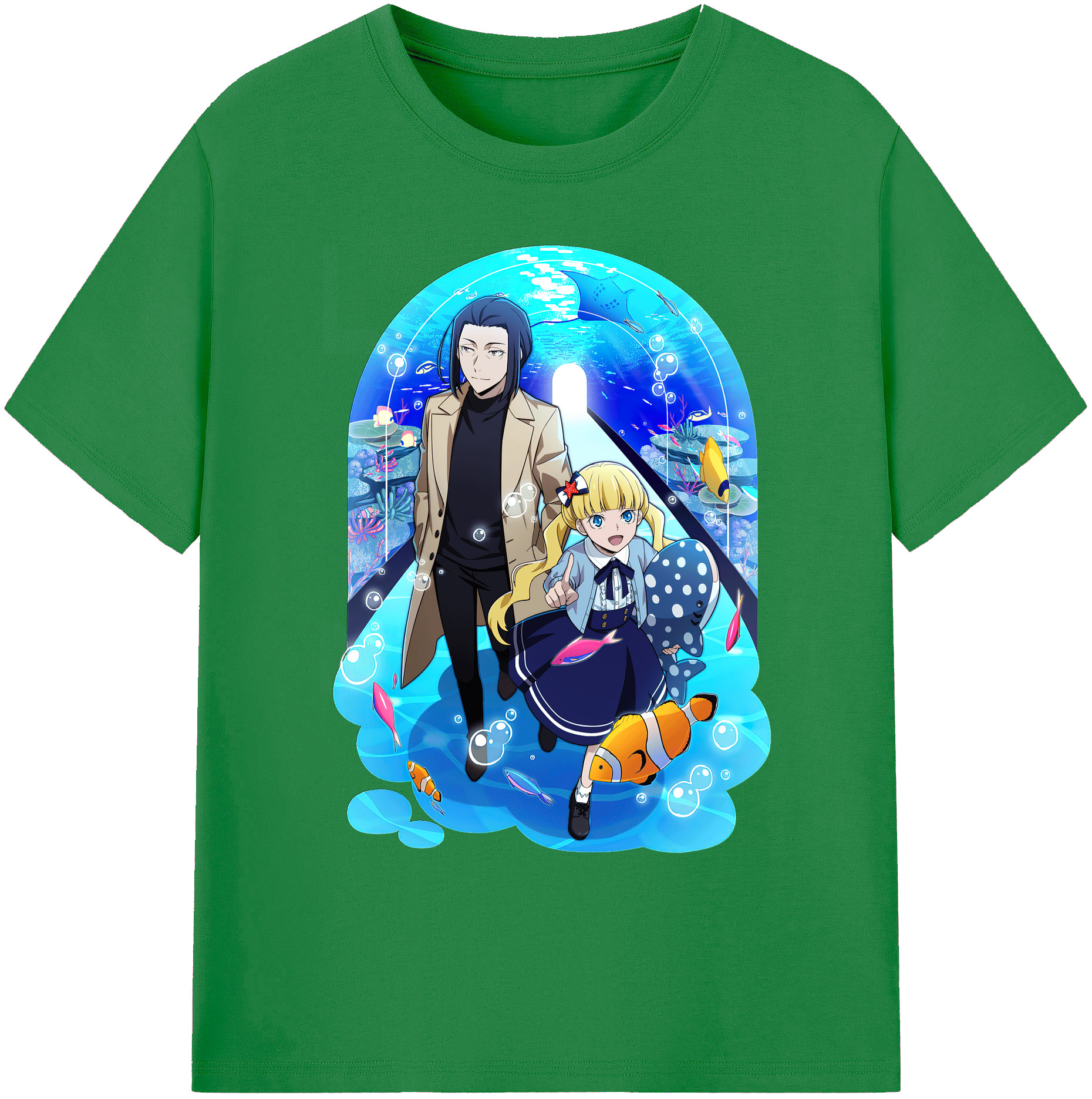（画像用） 文豪ストレイドッグス Bungo Stray Dogs 綿100％ メンズ半袖Tシャツ｜肌触りやわらか＆通気性