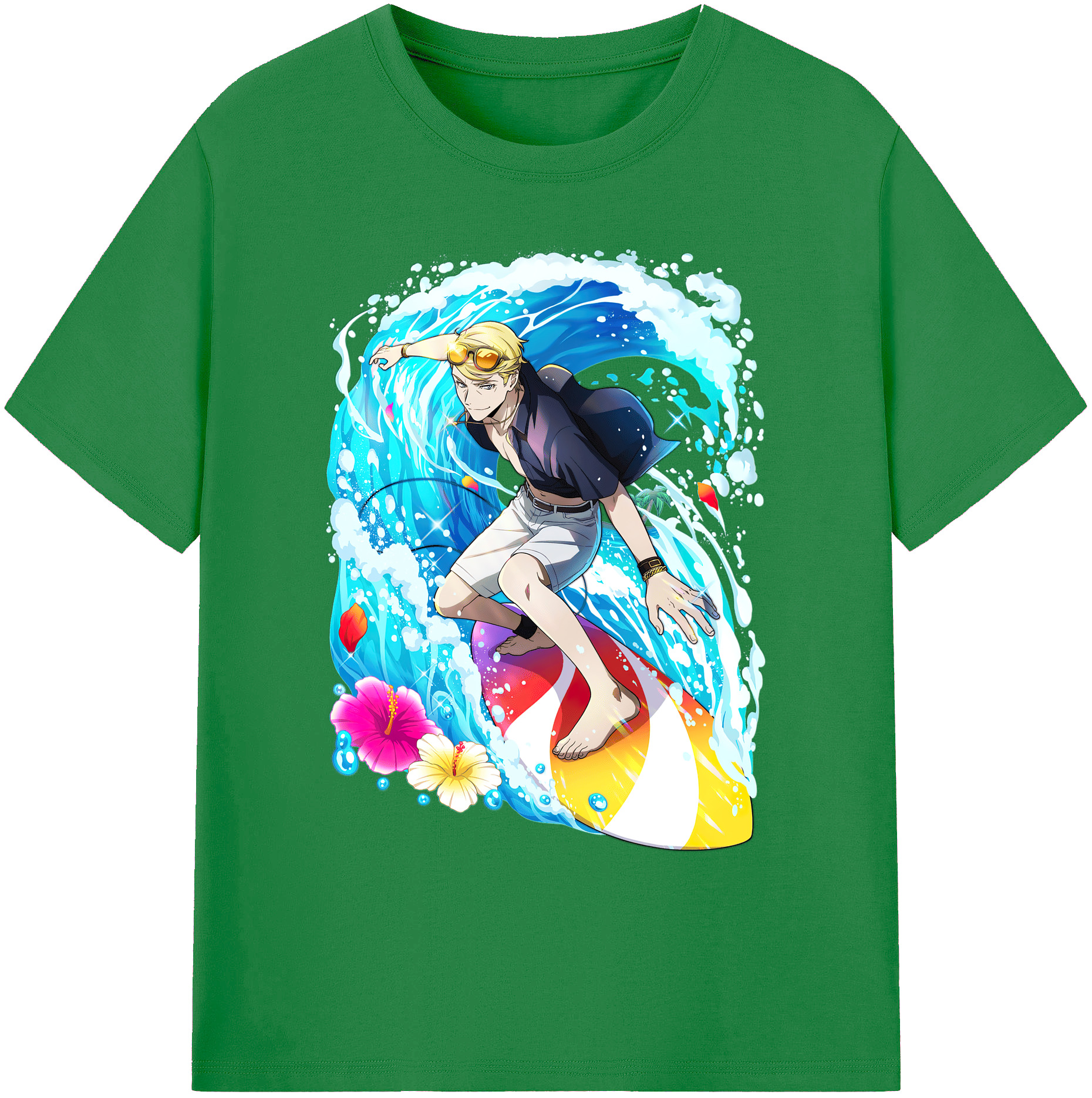 （画像用） 文豪ストレイドッグス Bungo Stray Dogs 綿100％ メンズ半袖Tシャツ｜肌触りやわらか＆通気性