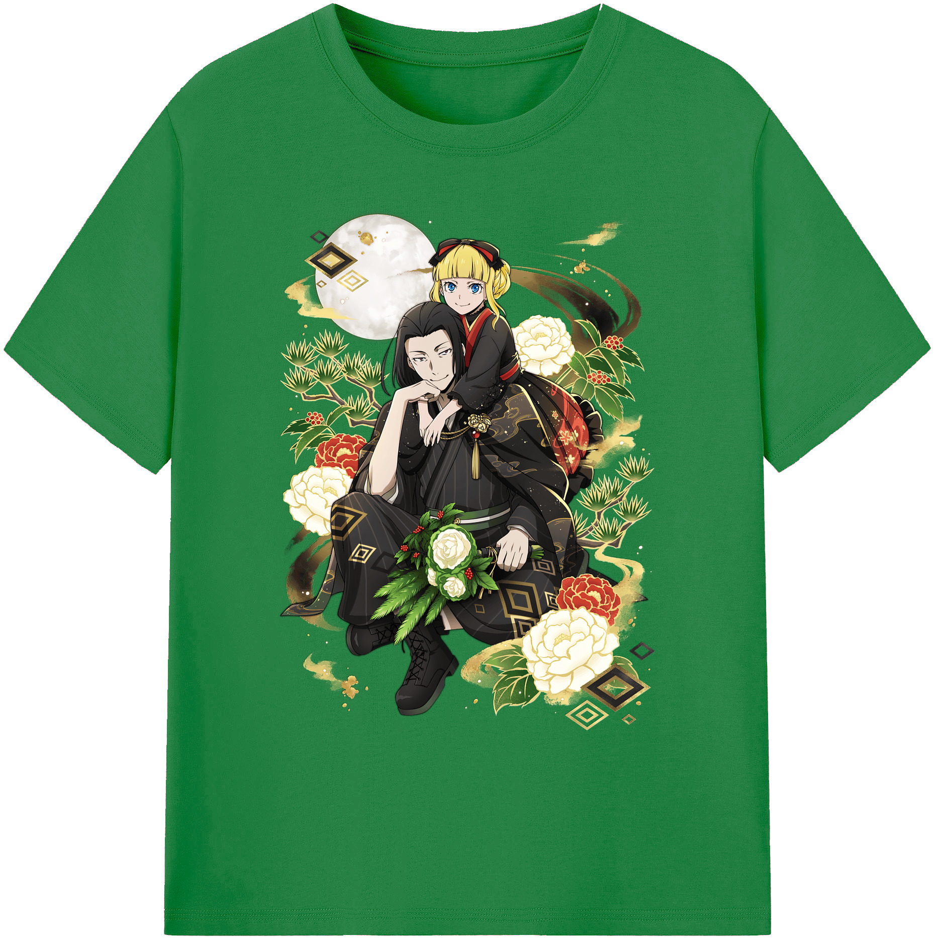 （画像用） 文豪ストレイドッグス Bungo Stray Dogs 綿100％ メンズ半袖Tシャツ｜肌触りやわらか＆通気性